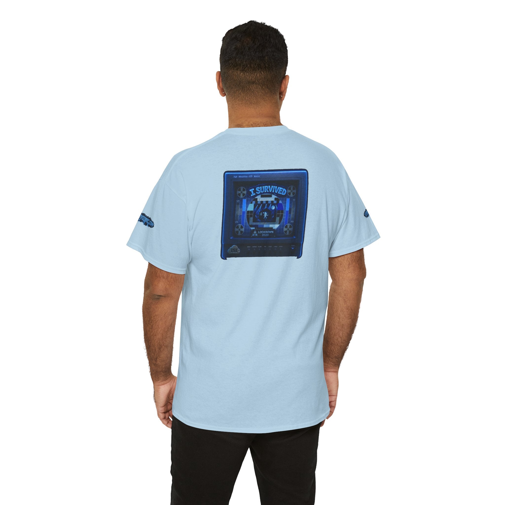 I Survived 2020 — "Please Stand By" Test Pattern Tee Lockdown Special Edition Summer Exclusive Unisex Heavy Cotton Tee