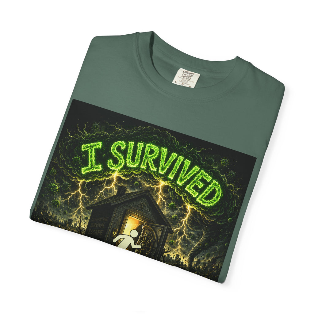 I Survived 2020 — S1:E3 "The Jab!" | Pandemic Edition Unisex Garment-Dyed T-shirt