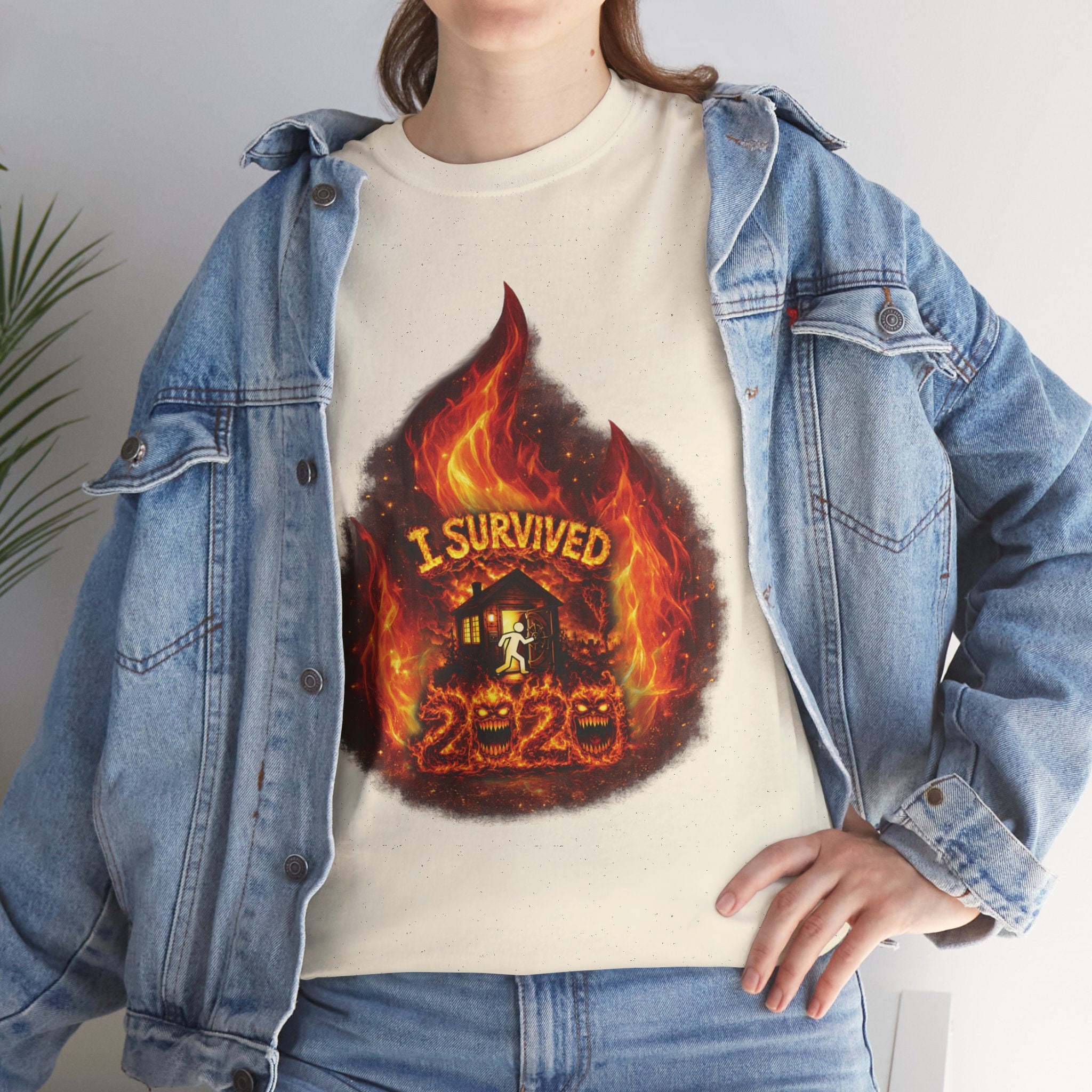 I Survived 2020 — Director's Cut S2:E1 "Berry Creek" | Wildfire Edition Memorial Unisex Heavy Cotton Tee (SPECIAL EDITION)