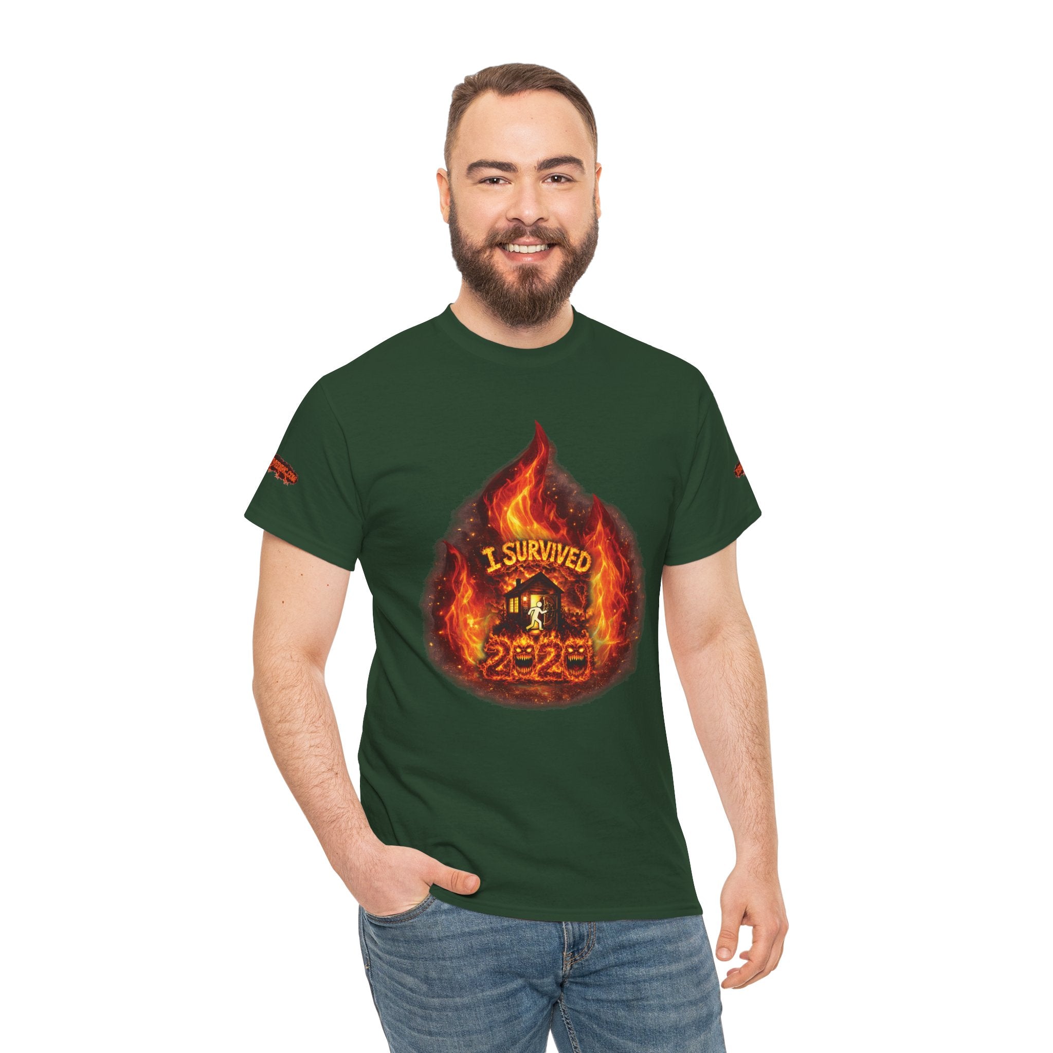 I Survived 2020 — Director's Cut S2:E3 "The California Wildfires" | Wildfire Edition Memorial Unisex Heavy Cotton Tee (SPECIAL EDITION)