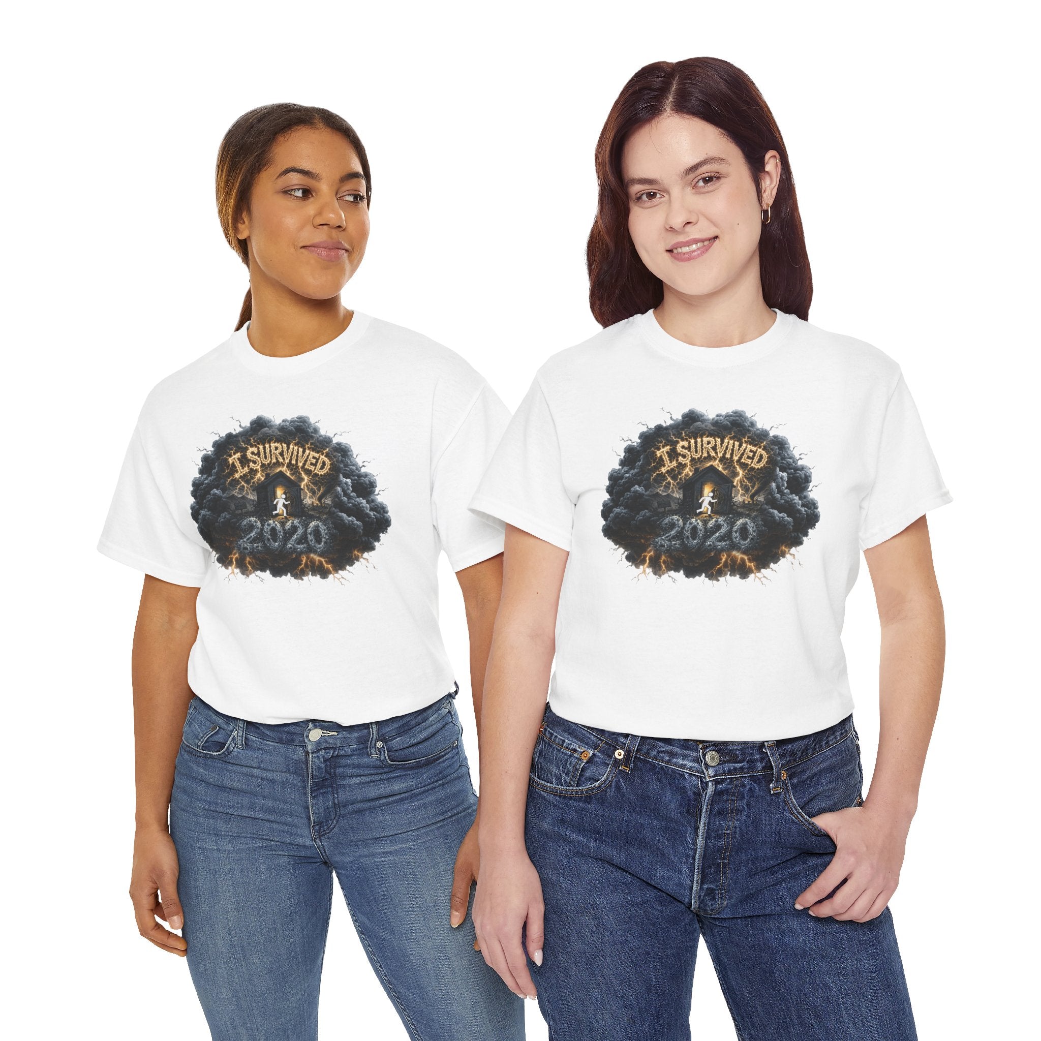 I Survived 2020 — Director's Cut Original Design Teaser Tee | Season 1 Premiere Drop Unisex Heavy Cotton Tee