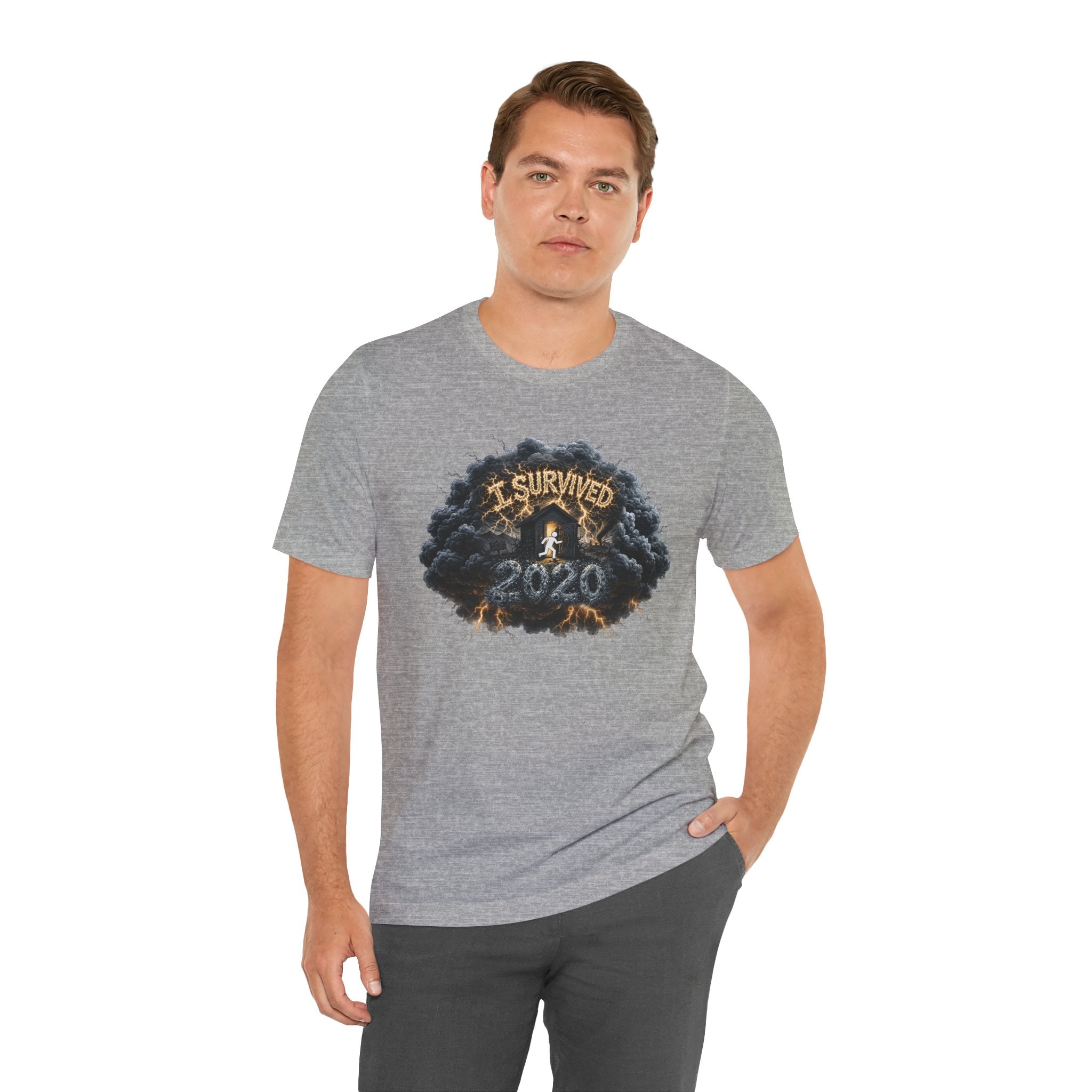 I Survived 2020 — Director's Cut Original Design Teaser Tee | Season 1 Premiere Drop Unisex Jersey Short Sleeve Tee