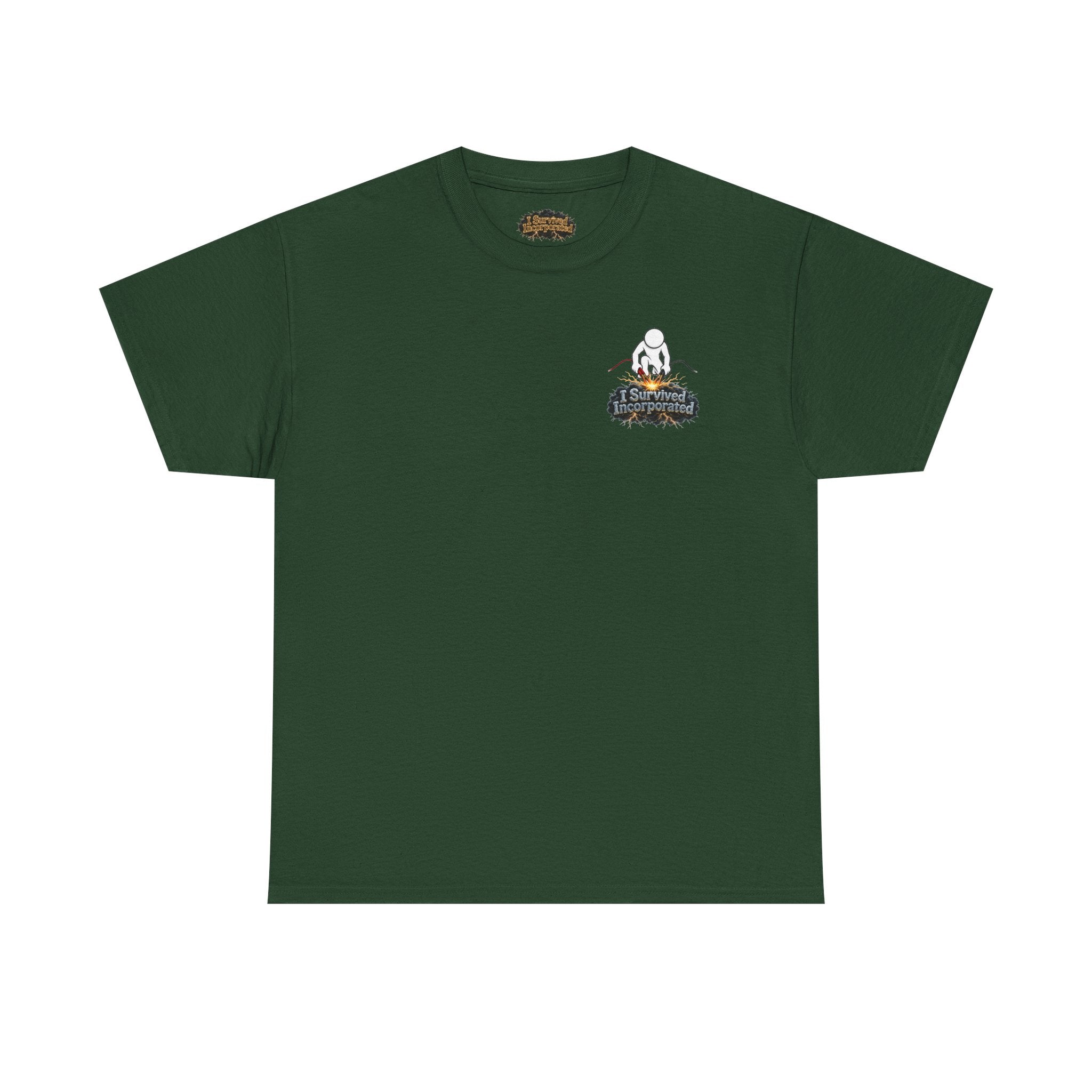 I Survived 2020 — "Please Stand By" Test Pattern Tee Summer Premier Unisex Heavy Cotton Tee