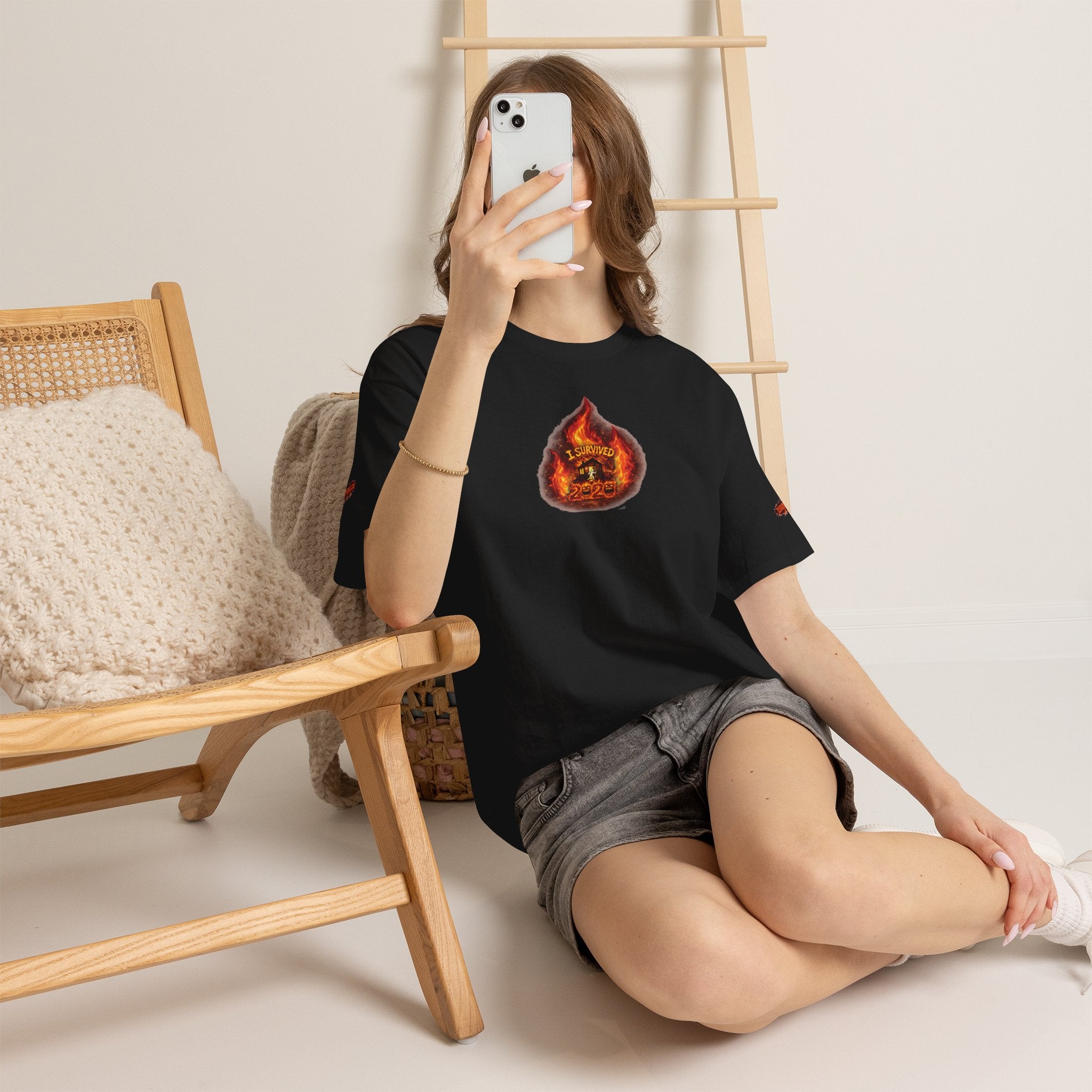 I Survived 2020 — WILDFIRES S2:E3: Director's Cut Special Edition "The California Wildfires" Memorial Unisex Heavy Cotton Tee