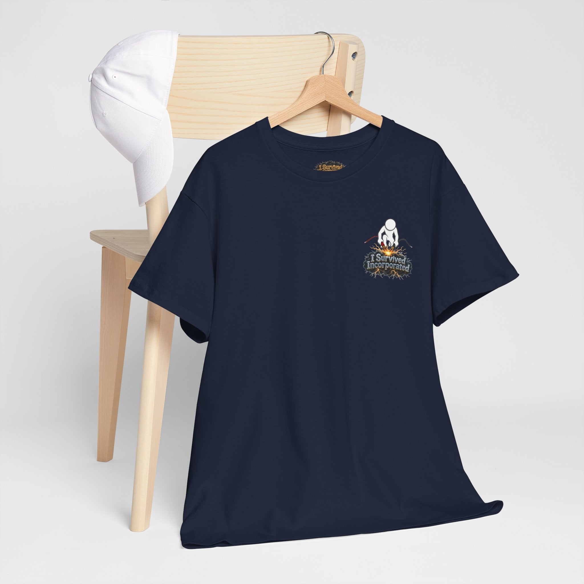 I Survived 2020 — "Please Stand By" Test Pattern Tee Summer Premier Unisex Heavy Cotton Tee
