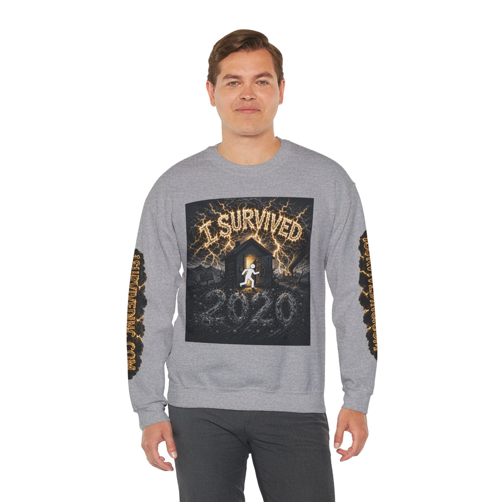 I Survived 2020 — Original PILOT Design: Special Edition Unisex Heavy Blend™ Crewneck Sweatshirt