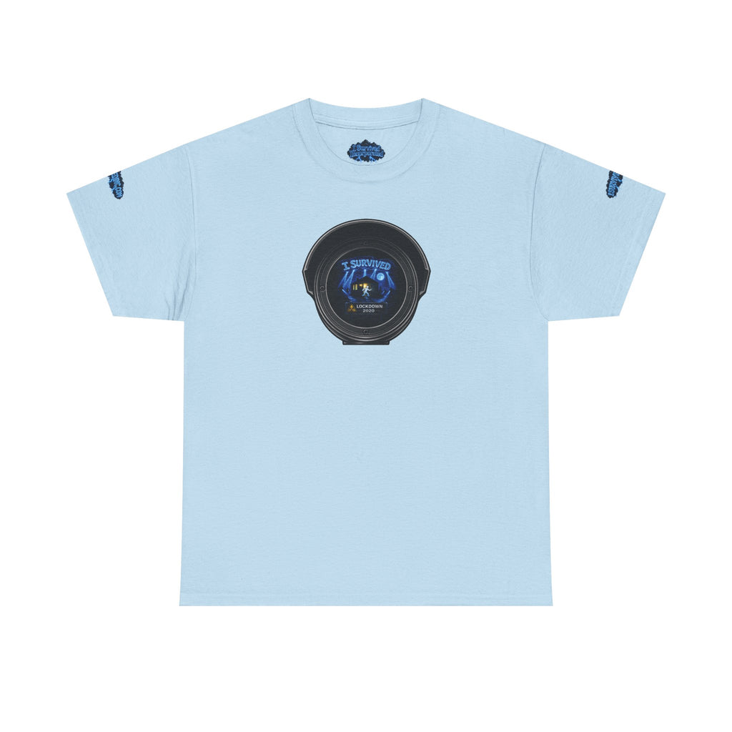 I Survived 2020 — LOCKDOWN S3:E3: Director's Cut Special Edition "Working From Home" Unisex Heavy Cotton Tee