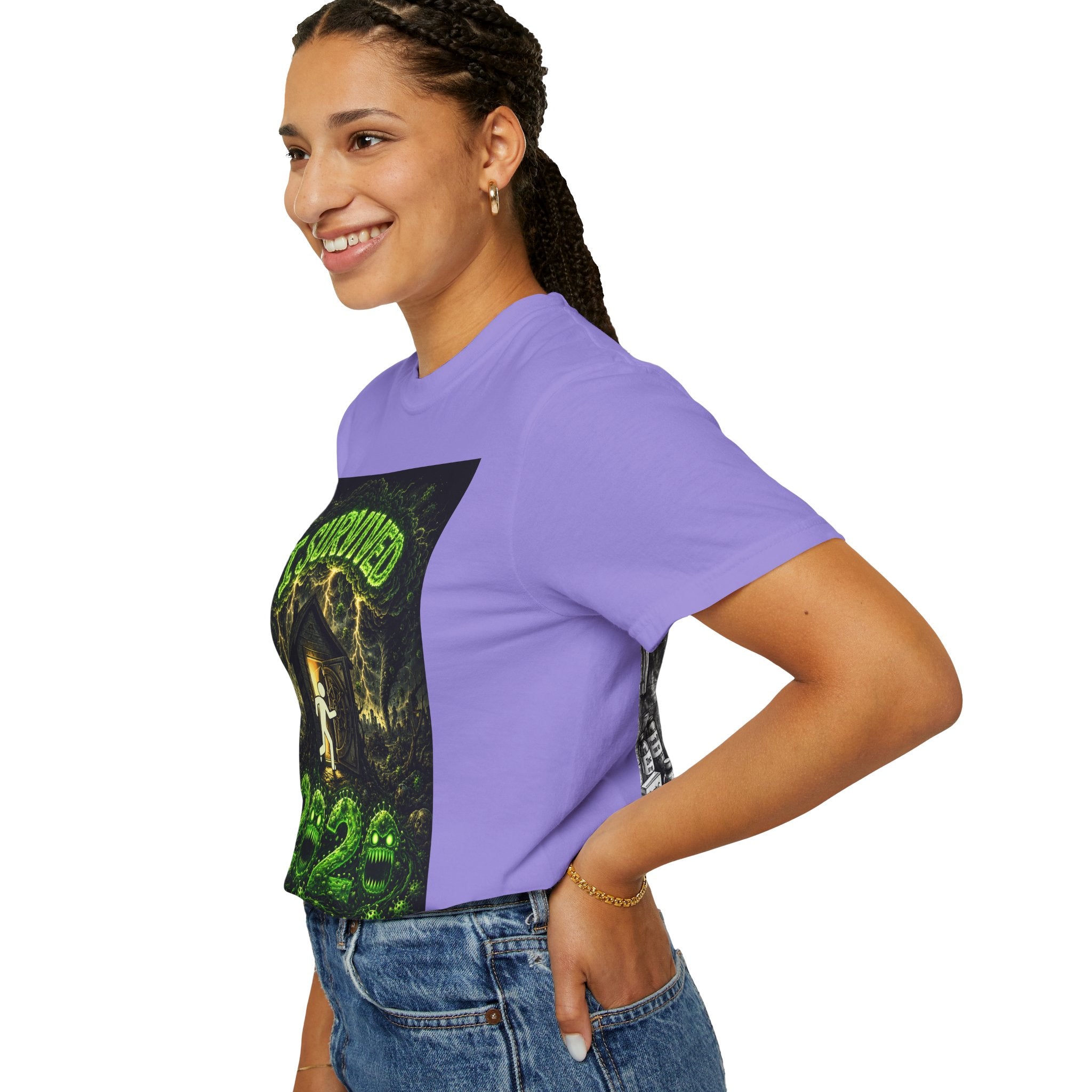 I Survived 2020 — S1:E1 "COVID-19: The Coronavirus" | Pandemic Edition Unisex Garment-Dyed T-shirt
