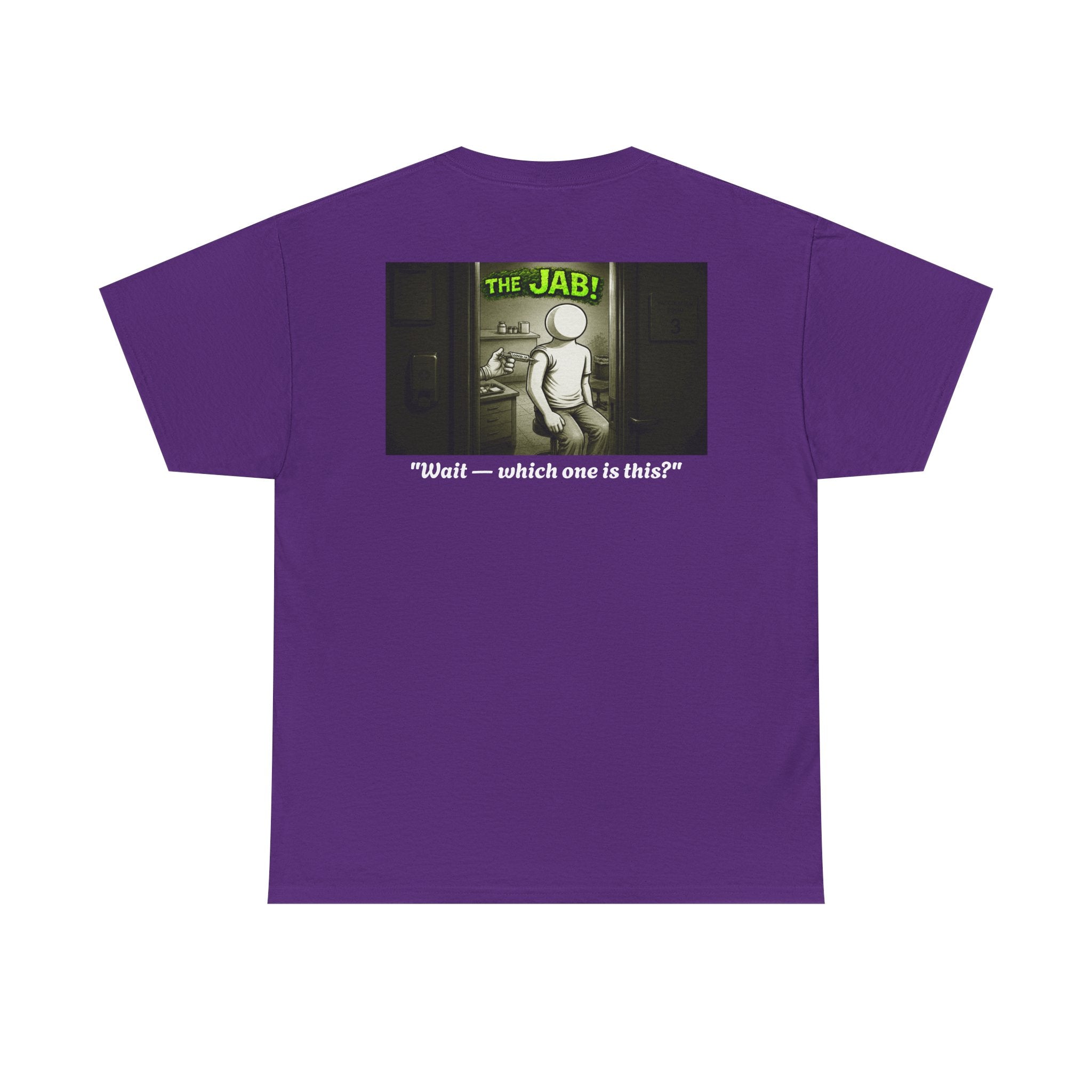 I Survived 2020 — PANDEMIC S1:E3: Director's Cut "The Jab!" Unisex Heavy Cotton Tee