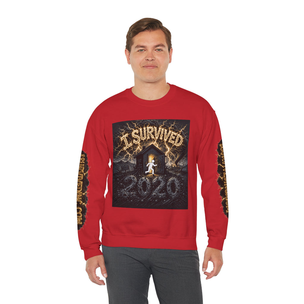 I Survived 2020 — Original PILOT Design: Special Edition Unisex Heavy Blend™ Crewneck Sweatshirt