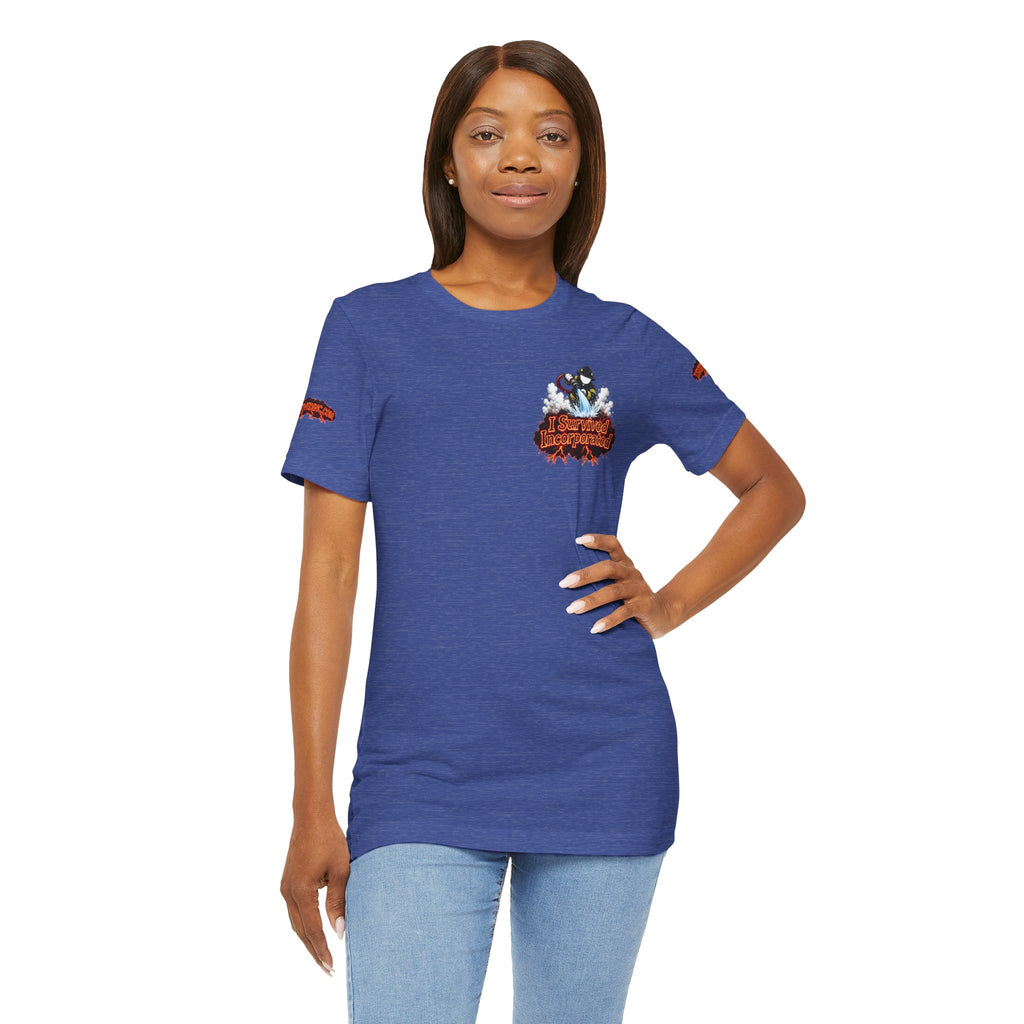 I Survived 2020 — "Please Stand By" Test Pattern Tee Wildfire Signal Special Edition Summer Premiere Unisex Jersey Short Sleeve Tee