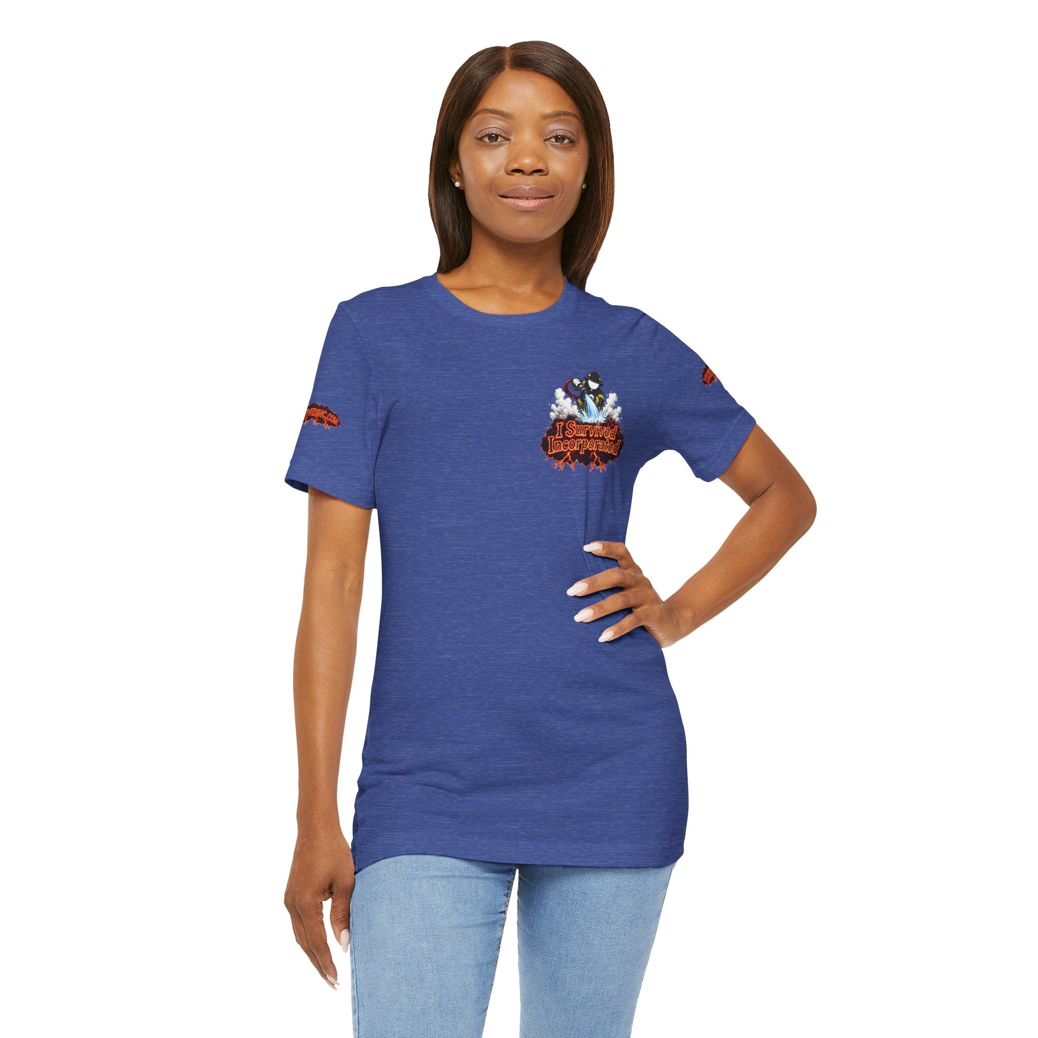 I Survived 2020 — "Please Stand By" Test Pattern Tee Wildfire Signal Special Edition Summer Premiere Unisex Jersey Short Sleeve Tee