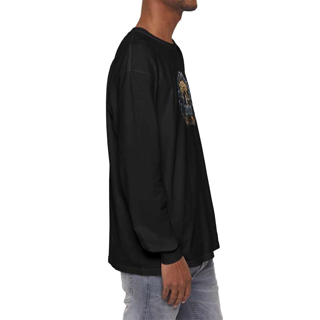 I Survived 2020 — Original PILOT Design: Director's Cut Unisex Garment-Dyed Long Sleeve T-Shirt