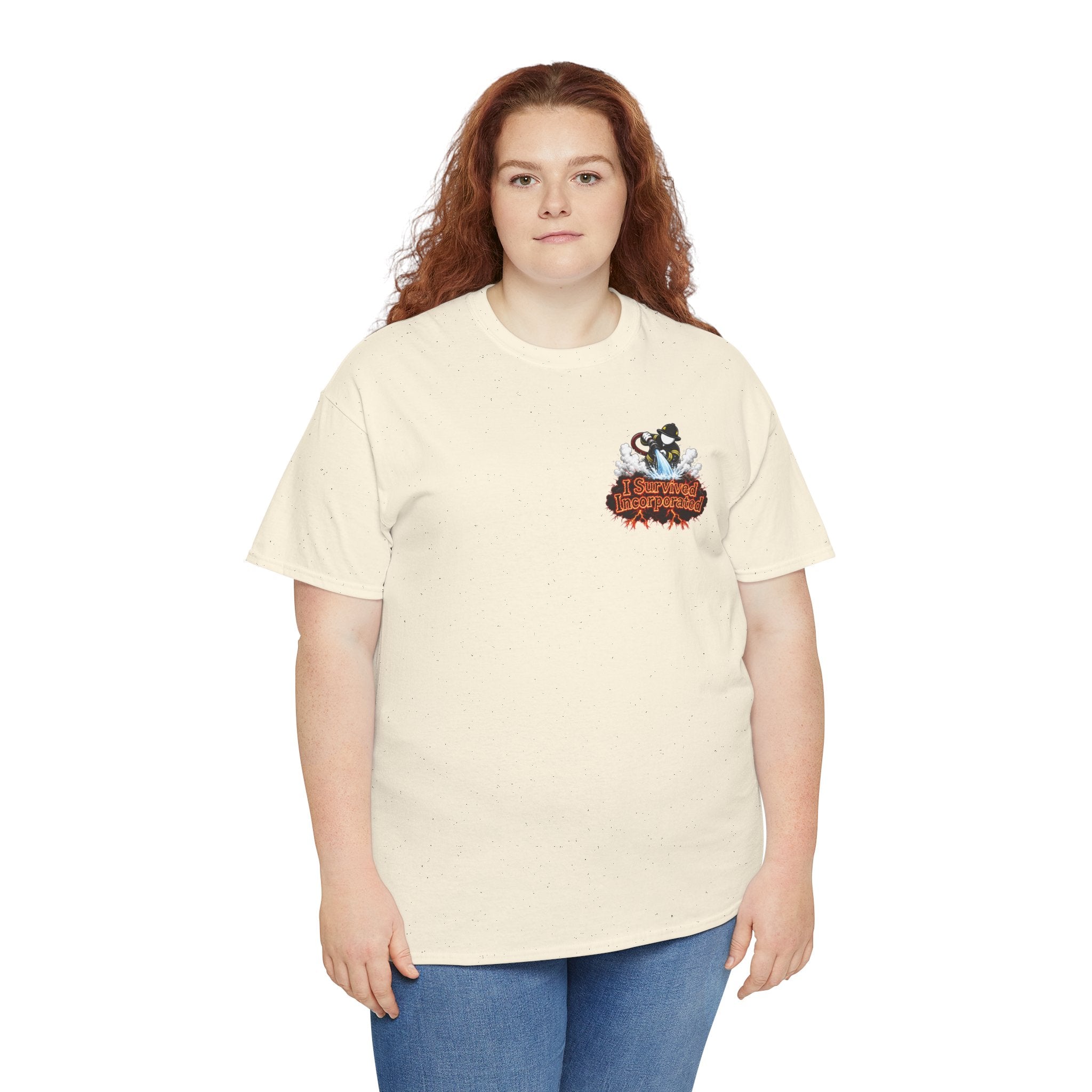 I Survived 2020 — "Please Stand By" Test Pattern Tee Wildfire Signal Edition Summer Premiere Unisex Heavy Cotton Tee