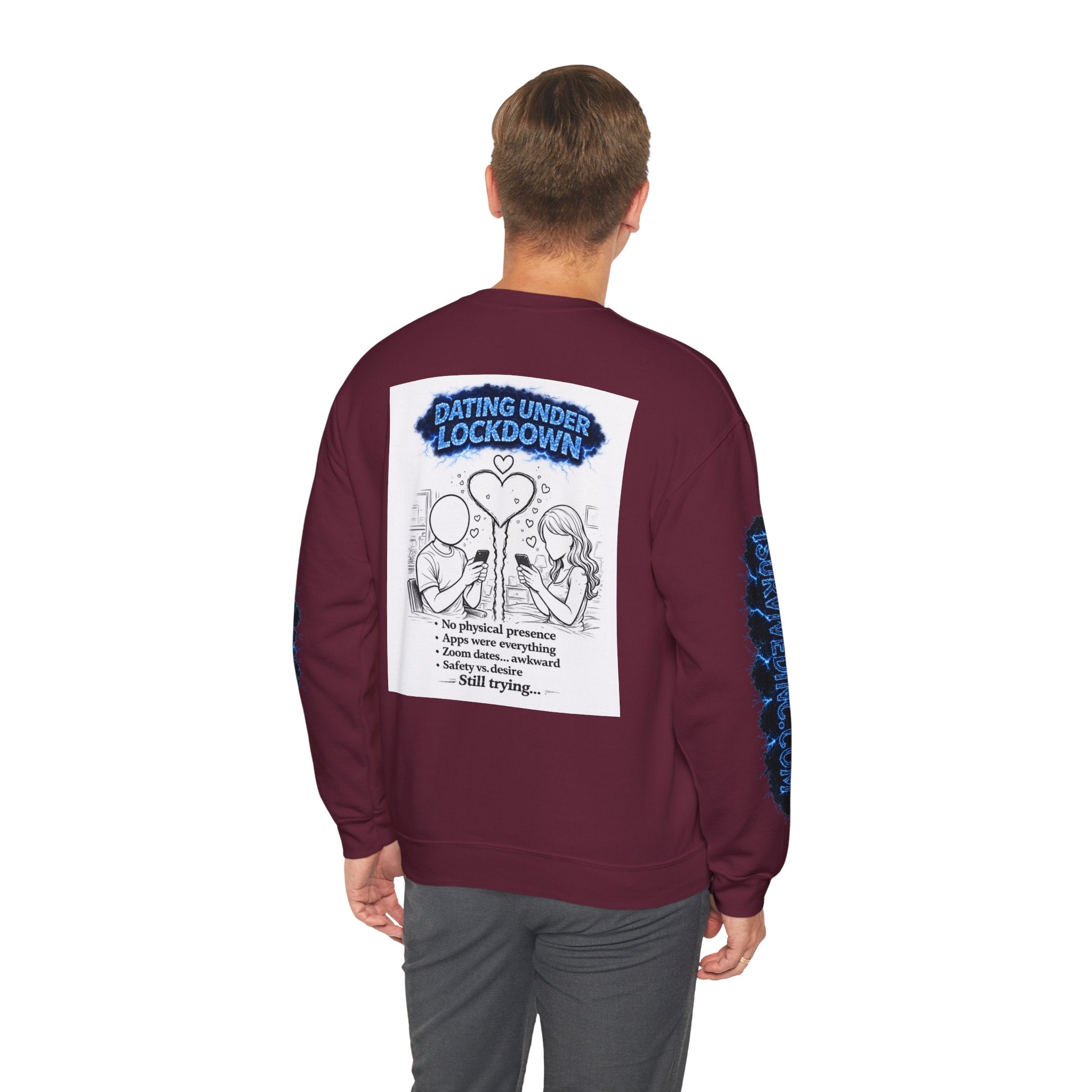 I Survived 2020 — S3:E2 "Dating Under Lockdown" | Lockdown Edition Documentary Unisex Heavy Blend™ Crewneck Sweatshirt