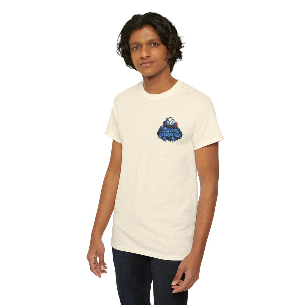 I Survived 2020 — "Please Stand By" Test Pattern Tee Lockdown Surveillance Edition Summer Exclusive Unisex Heavy Cotton Tee