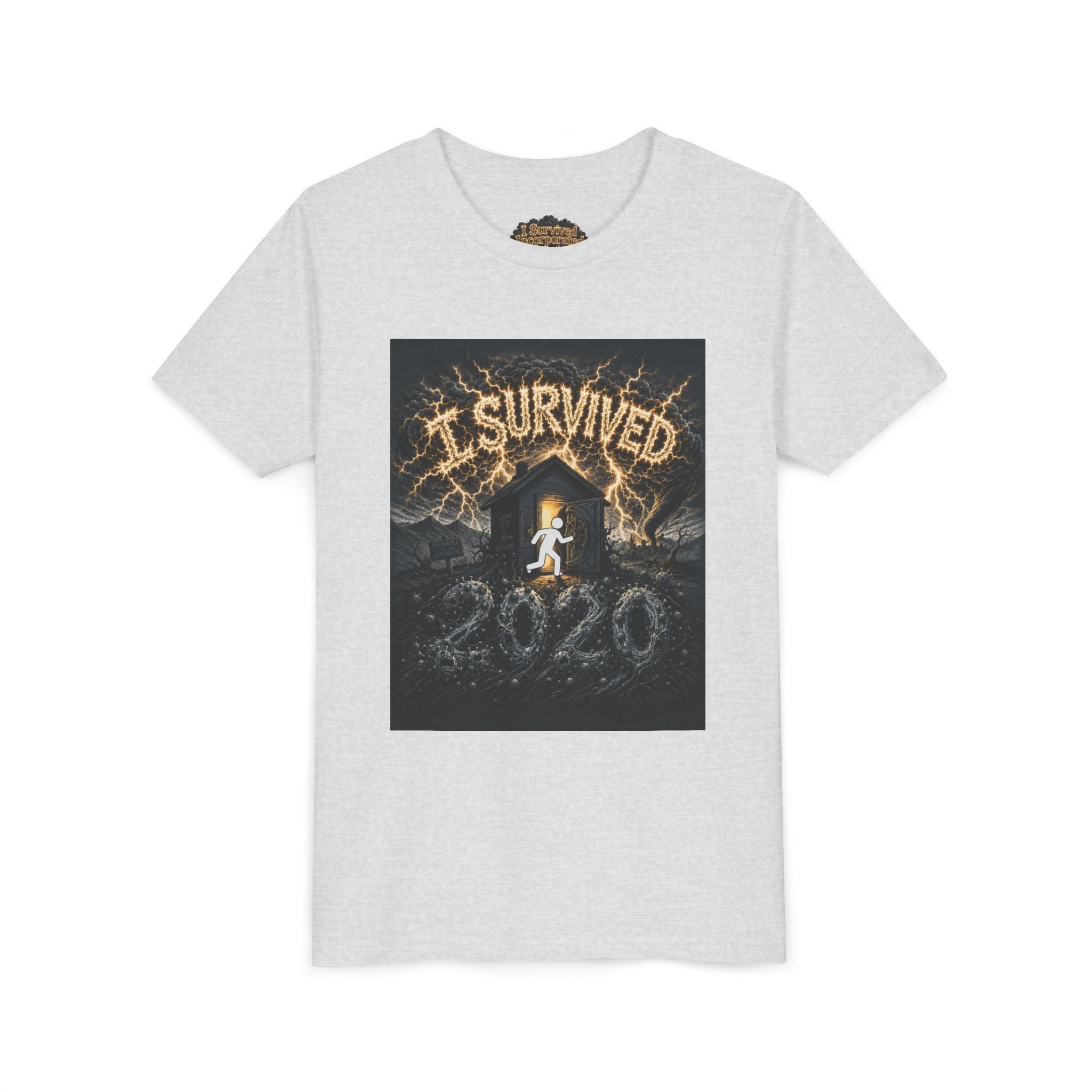I Survived 2020 — Original Design Teaser Tee | Season 1 Premiere Drop Youth Short Sleeve Tee (SPECIAL EDITION)