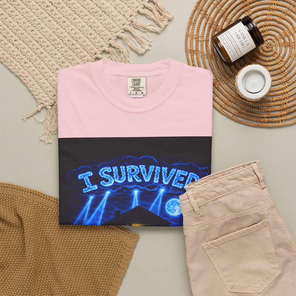 I Survived 2020 — LOCKDOWN S3:E3: "Remote Schooling" Unisex Garment-Dyed T-shirt