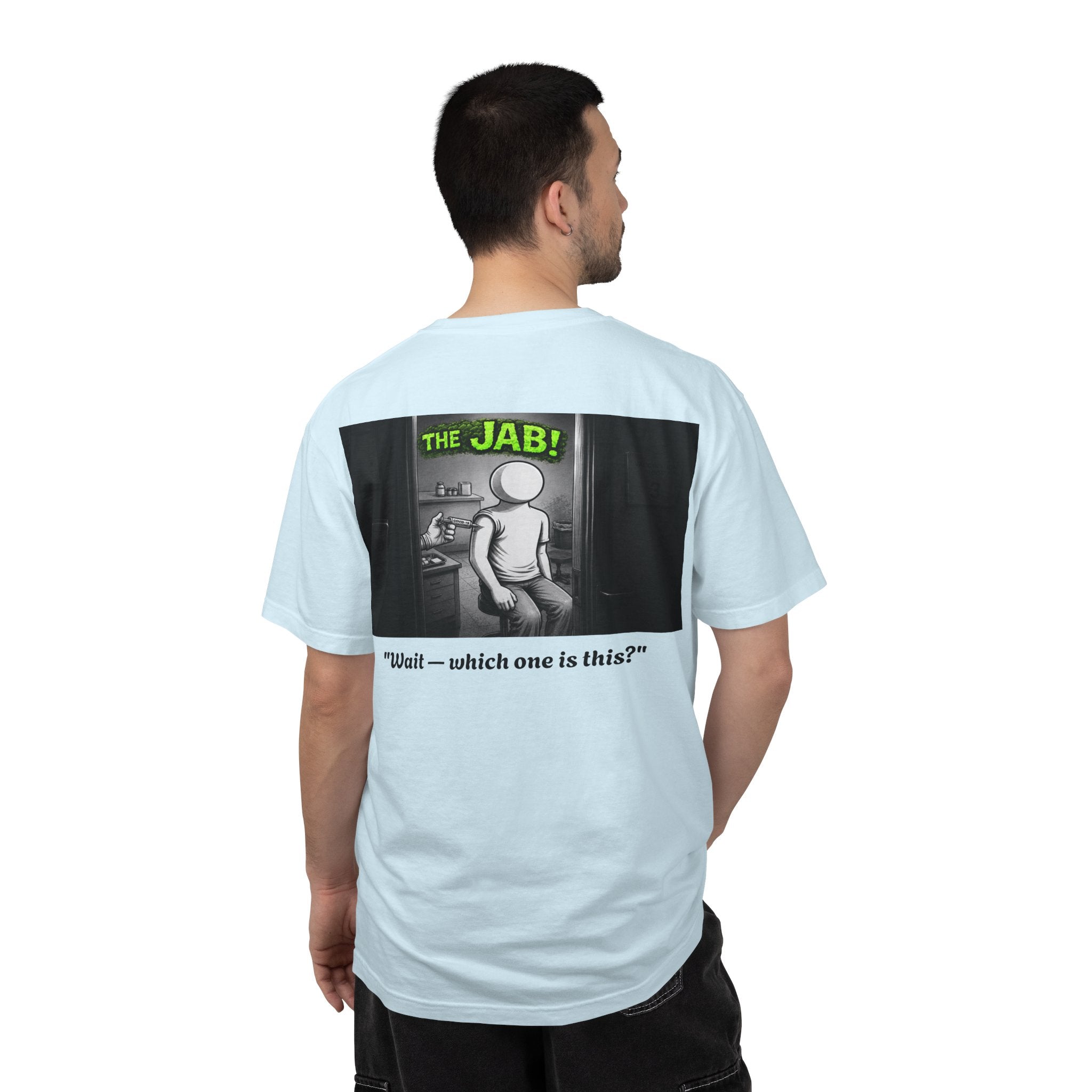 I Survived 2020 — Director's Cut S1:E3 "The Jab!" | Pandemic Edition Unisex Garment-Dyed T-shirt