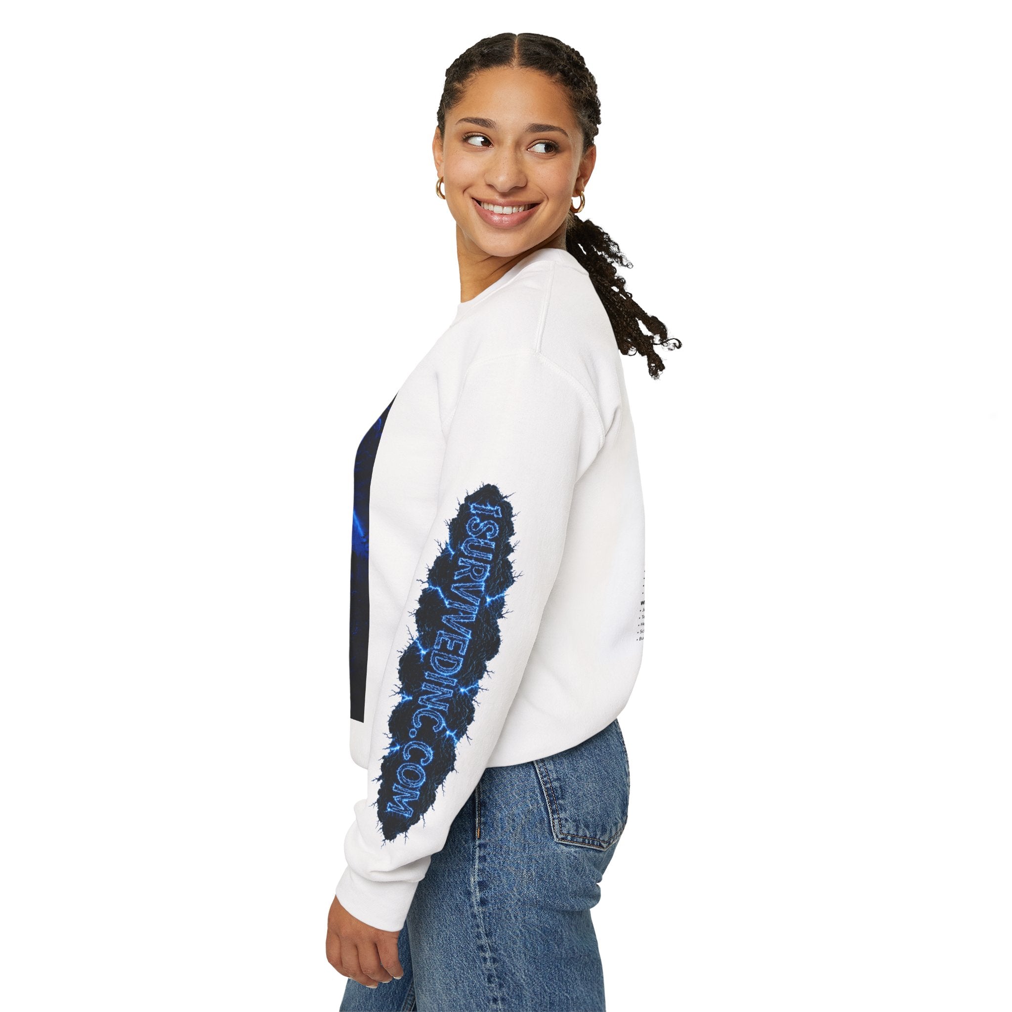 I Survived 2020 — S3:E3 "Remote Schooling" | Lockdown Edition Documentary Unisex Heavy Blend™ Crewneck Sweatshirt