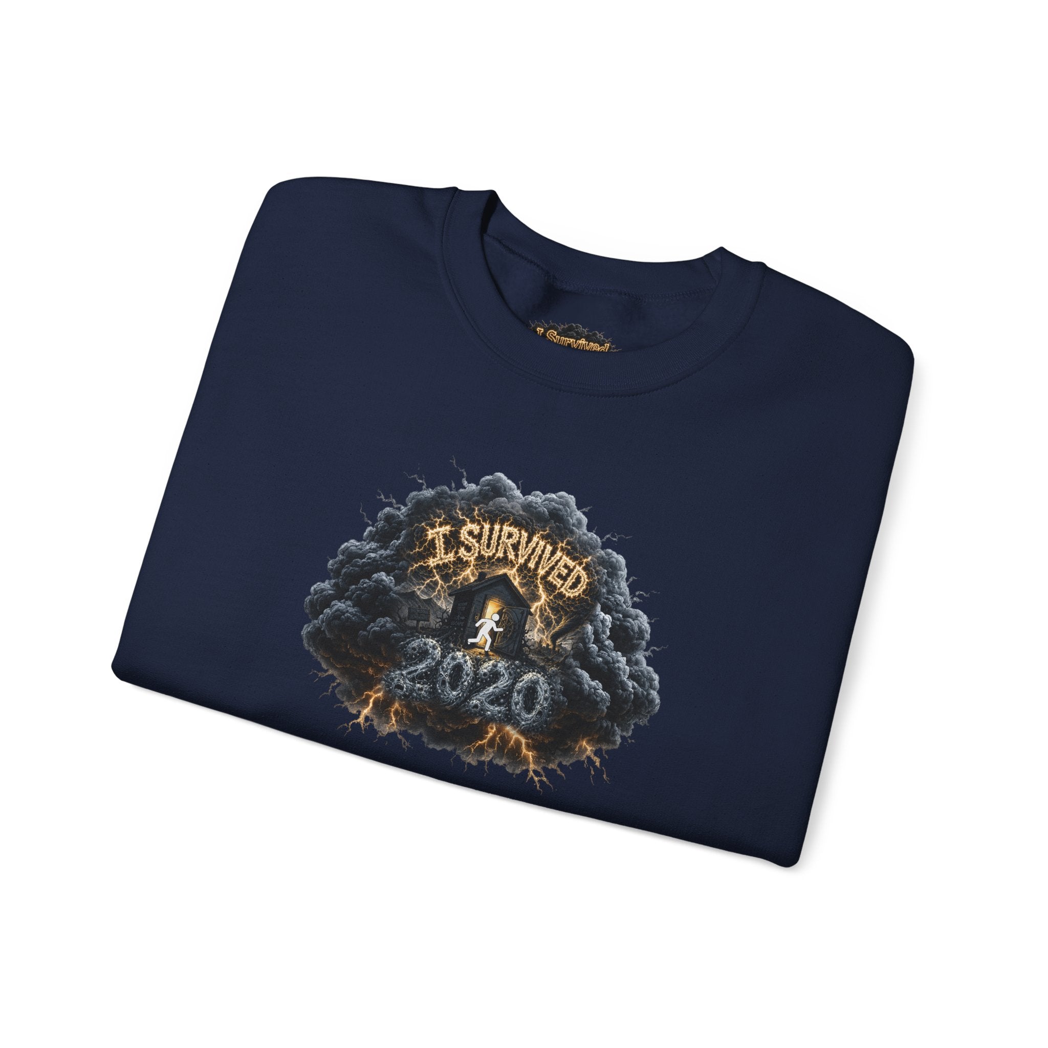 I Survived 2020 — Original PILOT Design: Director's Cut Special Edition Unisex Heavy Blend™ Crewneck Sweatshirt