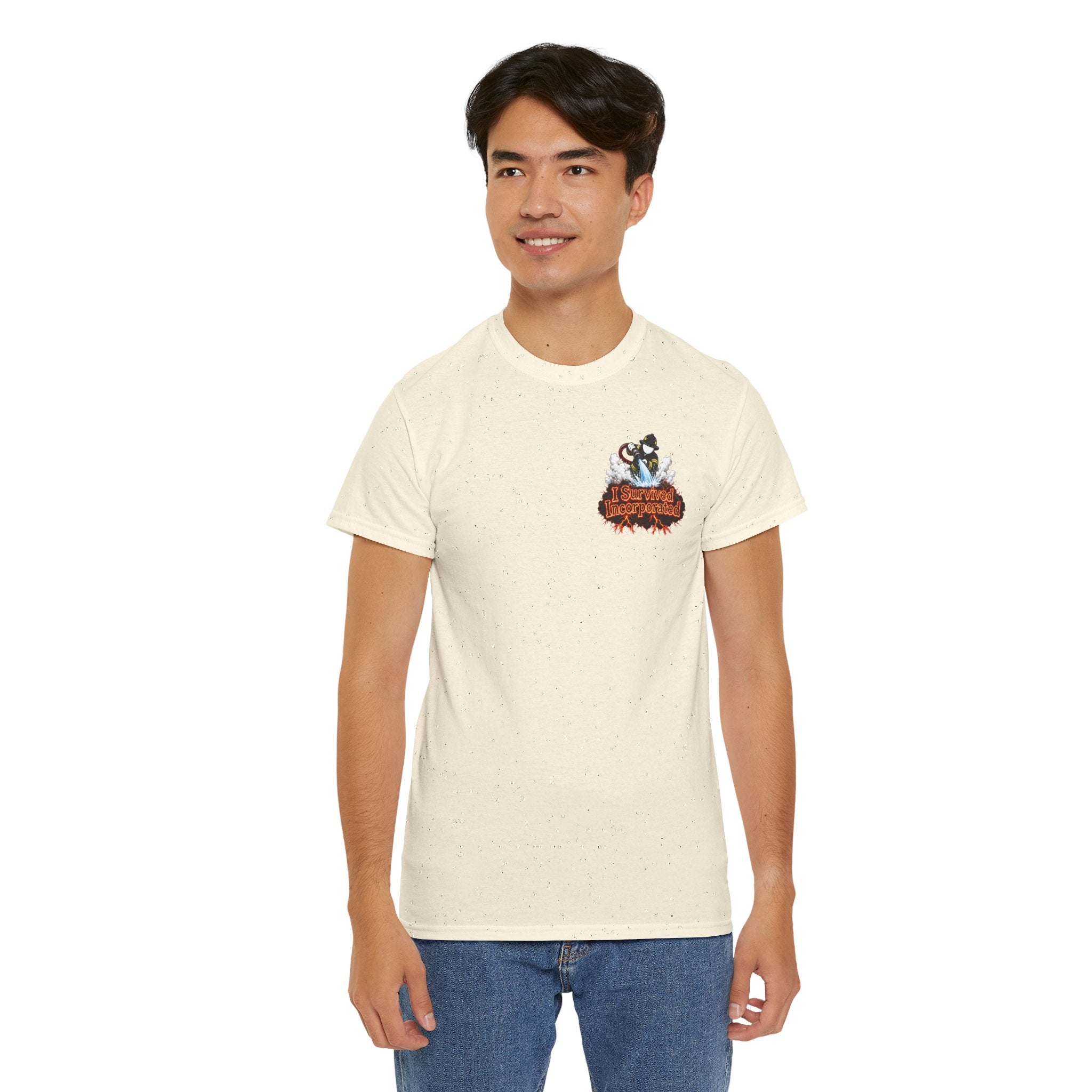 I Survived 2020 — "Please Stand By" Test Pattern Tee Wildfire Signal Edition Summer Premiere Unisex Heavy Cotton Tee