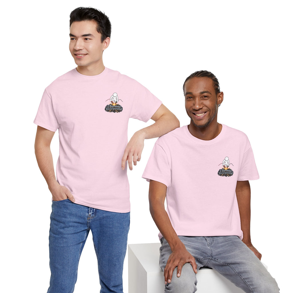 I Survived 2020 — "Please Stand By" Test Pattern Tee Summer Premier Unisex Heavy Cotton Tee