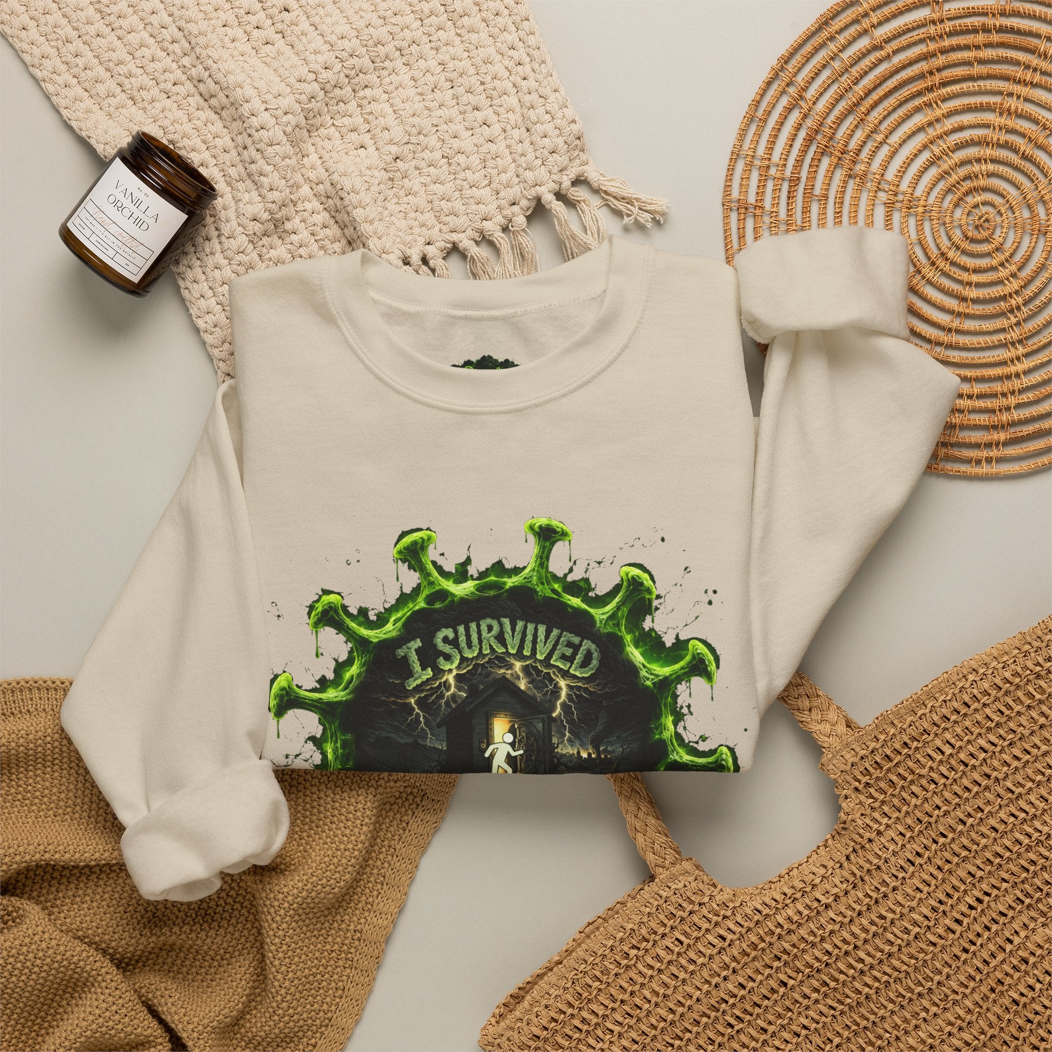 I Survived 2020 — Director's Cut S1:E5 "Delivery Doomsday" | Pandemic Edition Unisex Heavy Blend™ Crewneck Sweatshirt