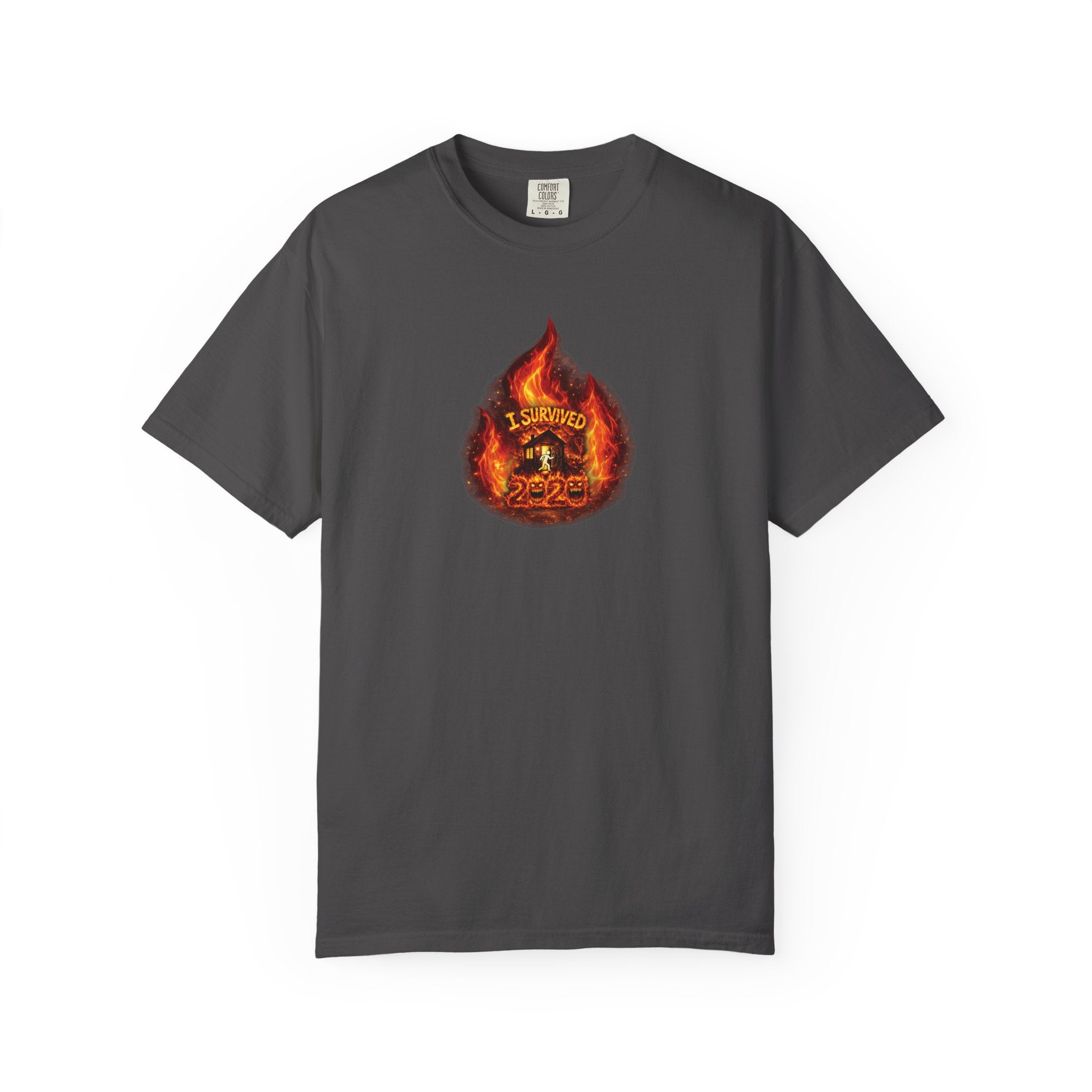 I Survived 2020 — WILDFIRES S2:E1: Director's Cut "Berry Creek" Memorial Unisex Garment-Dyed T-shirt