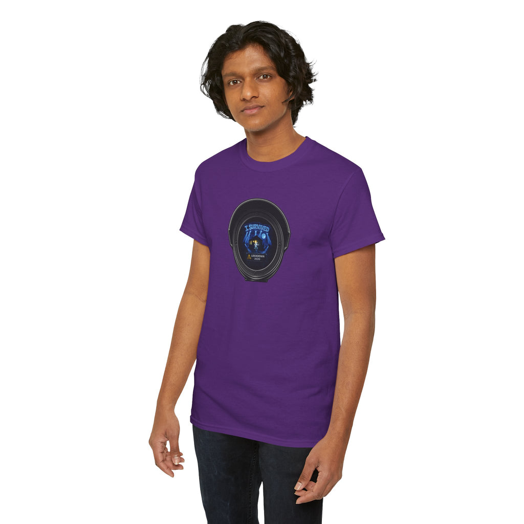 I Survived 2020 — LOCKDOWN S3:E1: Director's Cut "Quarantine" Unisex Heavy Cotton Tee
