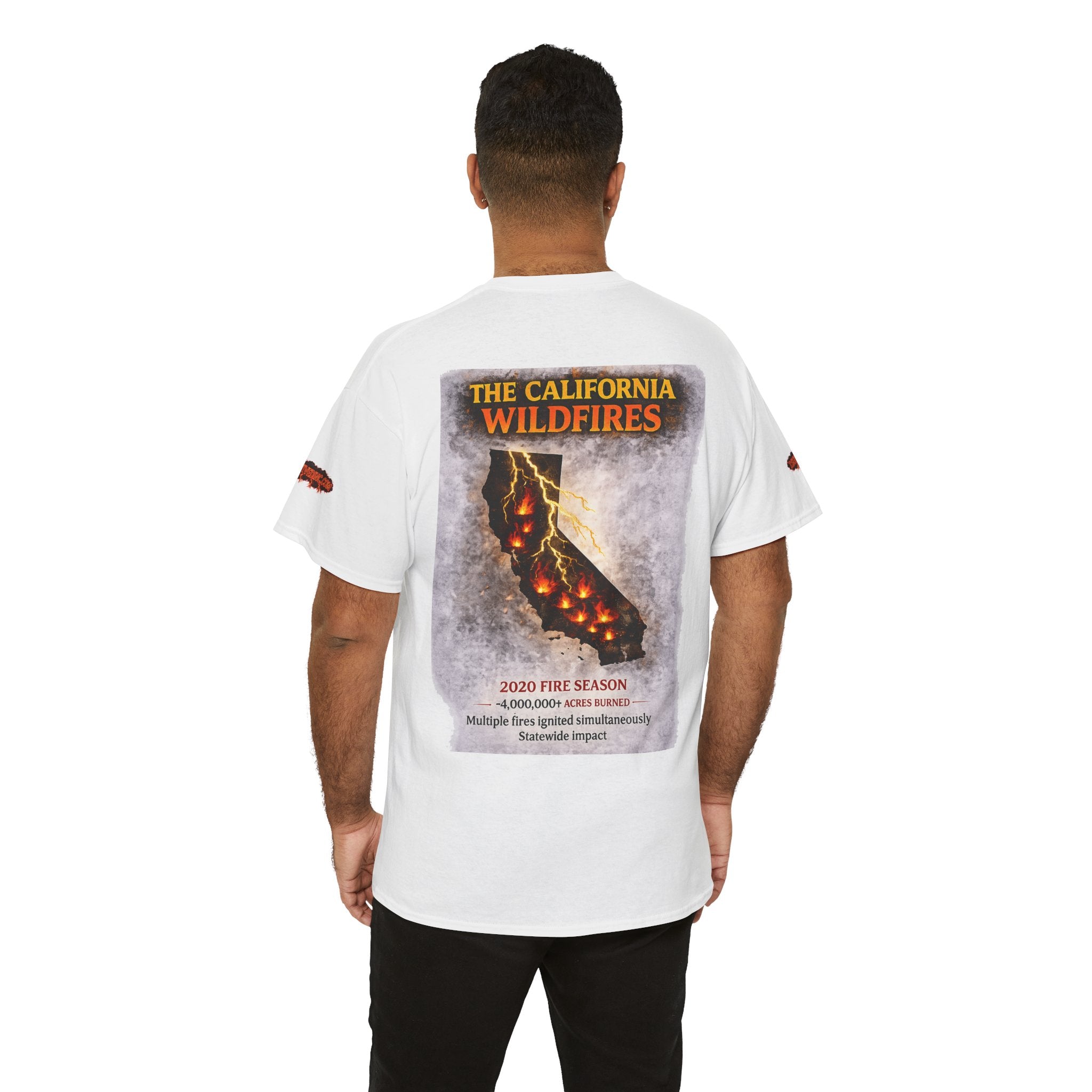 I Survived 2020 — WILDFIRES S2:E3: Director's Cut Special Edition "The California Wildfires" Memorial Unisex Heavy Cotton Tee