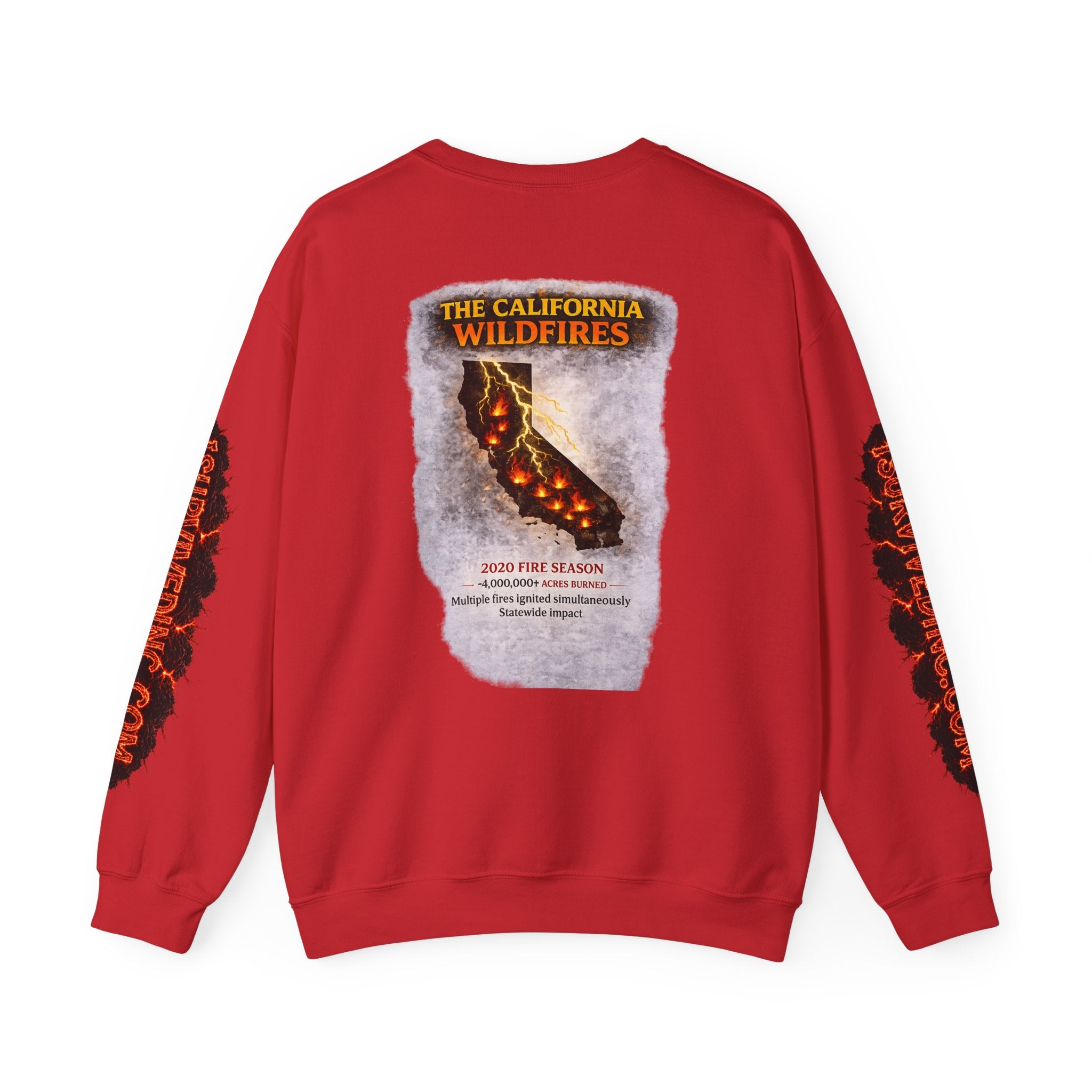 I Survived 2020 — S2:E3 "The California Wildfires" | Wildfire Edition Memorial Unisex Heavy Blend™ Crewneck Sweatshirt