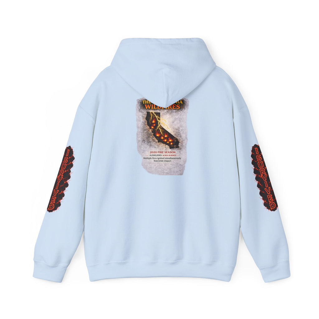 I Survived 2020 — Director's Cut S2:E3 "The California Wildfires" | Wildfire Edition Memorial Hoodie Sweatshirt