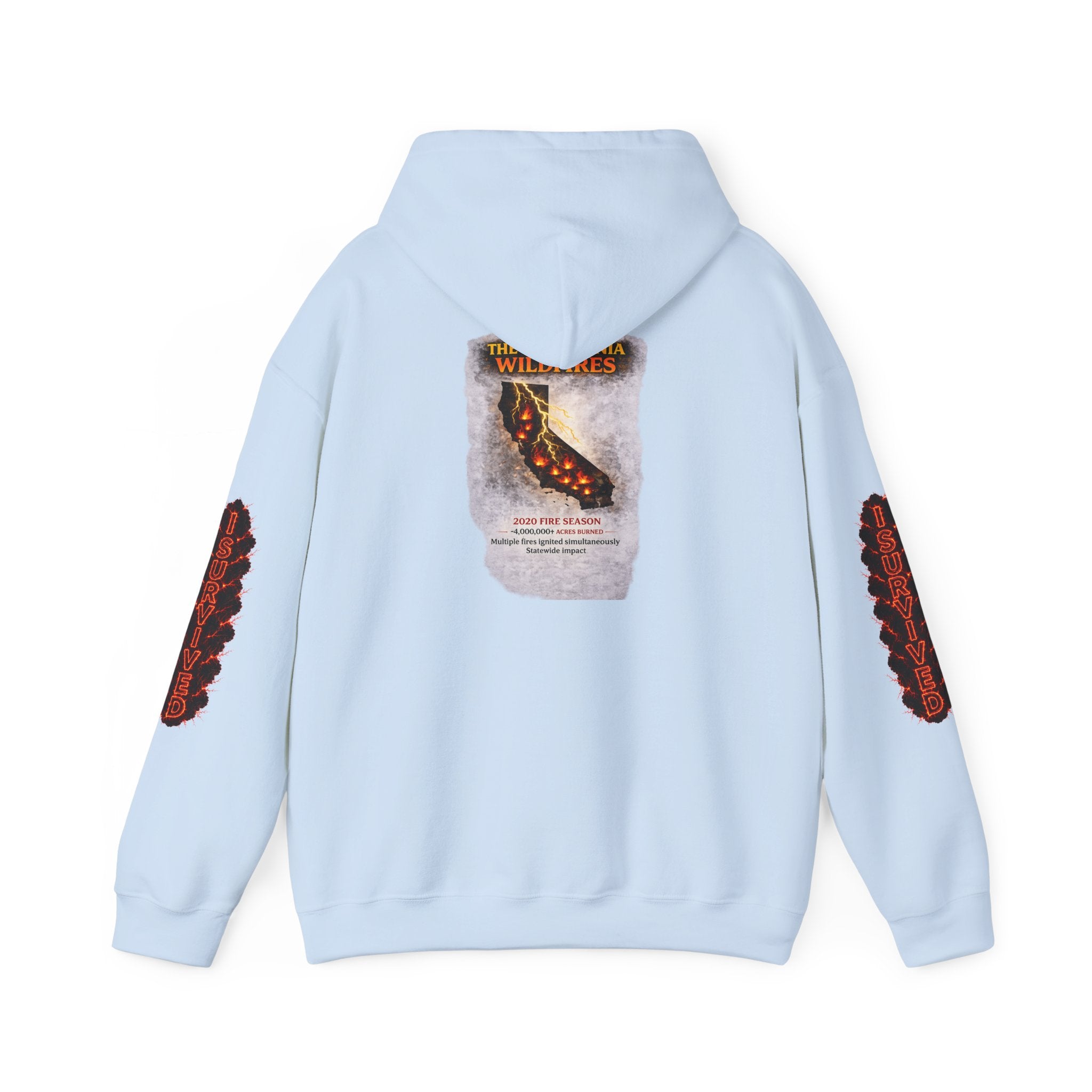 I Survived 2020 — Director's Cut S2:E3 "The California Wildfires" | Wildfire Edition Memorial Hoodie Sweatshirt