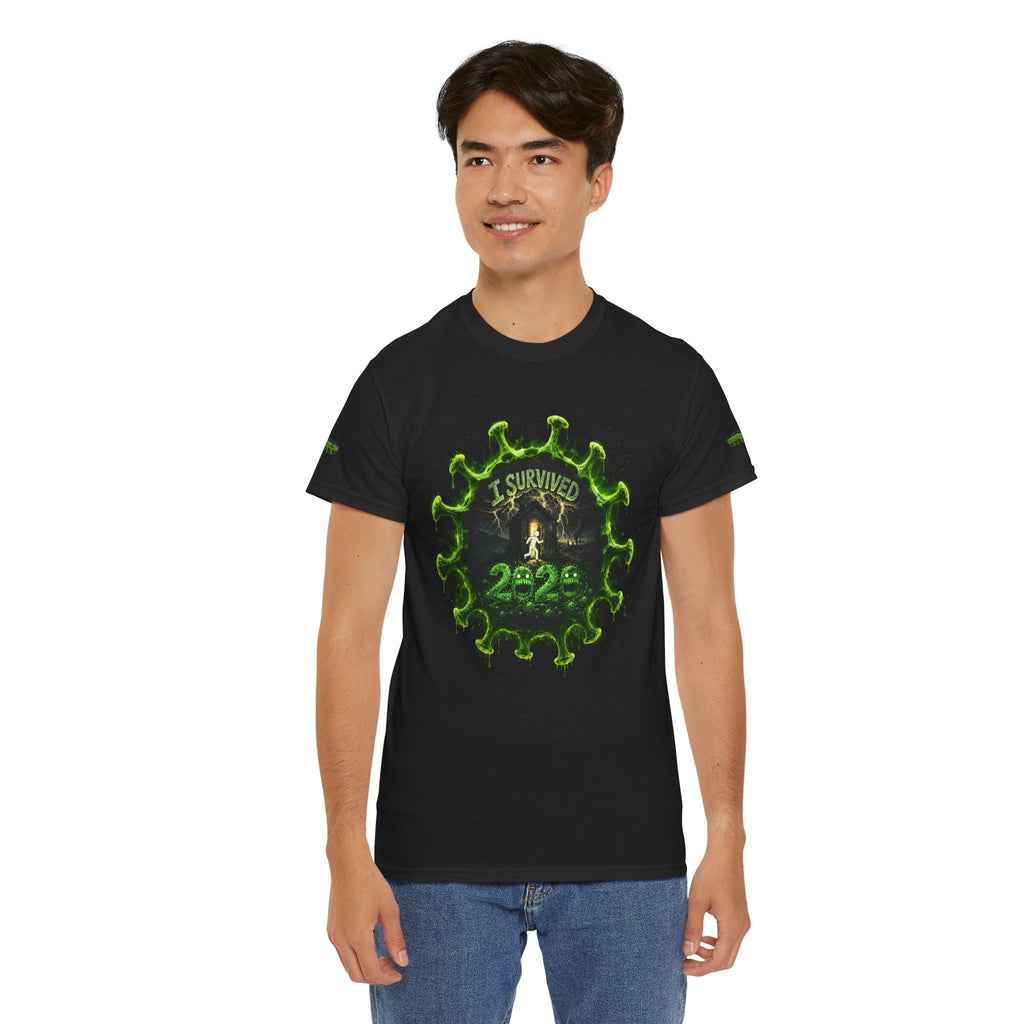 I Survived 2020 — Director's Cut S1:E1 "COVID-19: The Coronavirus" | Pandemic Edition Unisex Heavy Cotton Tee (SPECIAL EDITION)