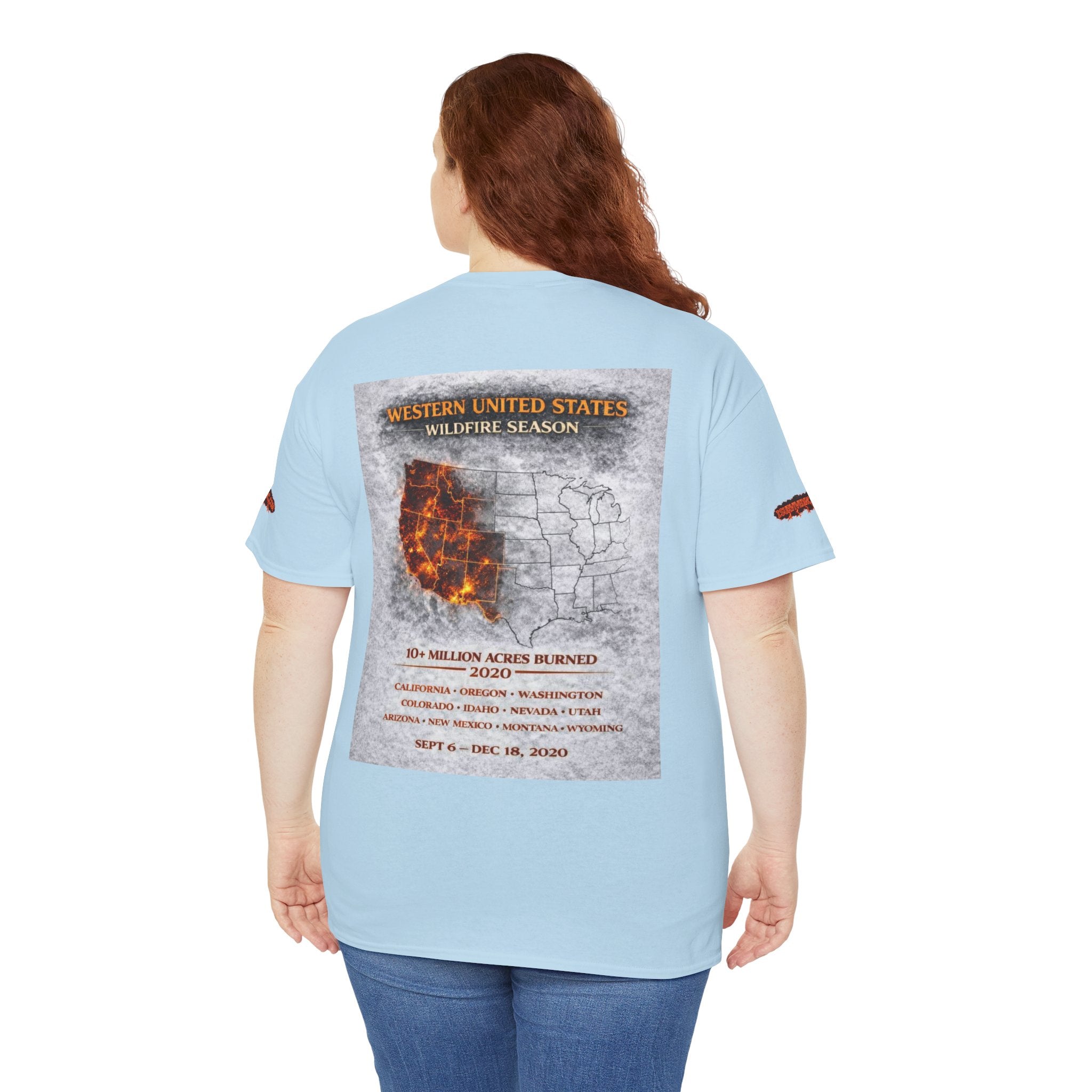 I Survived 2020 — S2:E4 "Western U.S. Wildfire Season" | Mid-Season Finale Pt. 1 | Wildfire Edition Memorial Unisex Heavy Cotton Tee (SPECIAL EDITION)