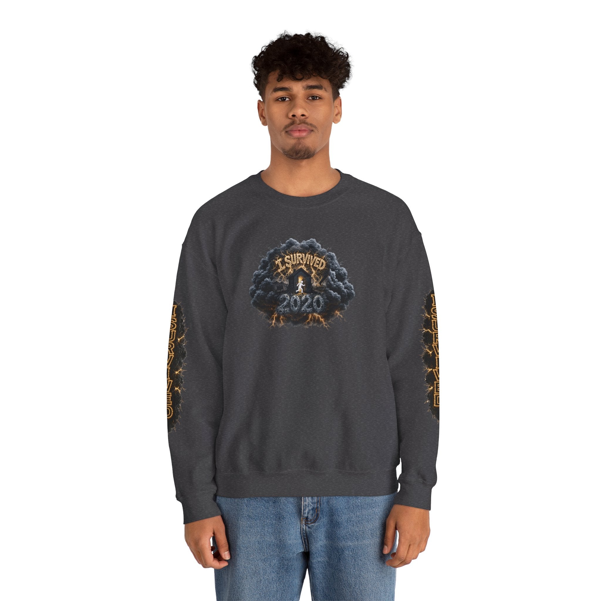I Survived 2020 — Original PILOT Design: Director's Cut Special Edition Unisex Heavy Blend™ Crewneck Sweatshirt