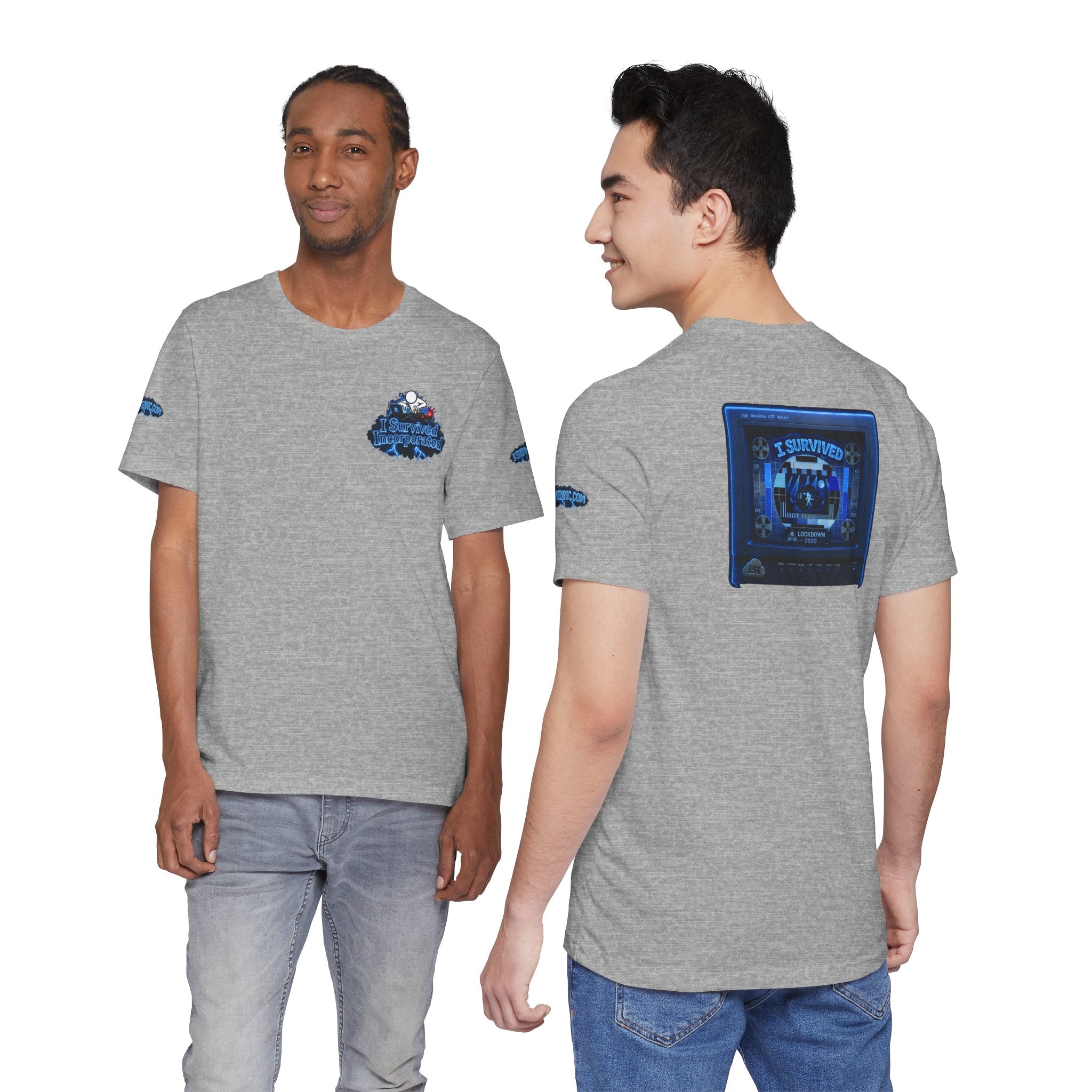I Survived 2020 — "Please Stand By" Test Pattern Tee Lockdown Special Edition Summer Exclusive Unisex Jersey Short Sleeve Tee