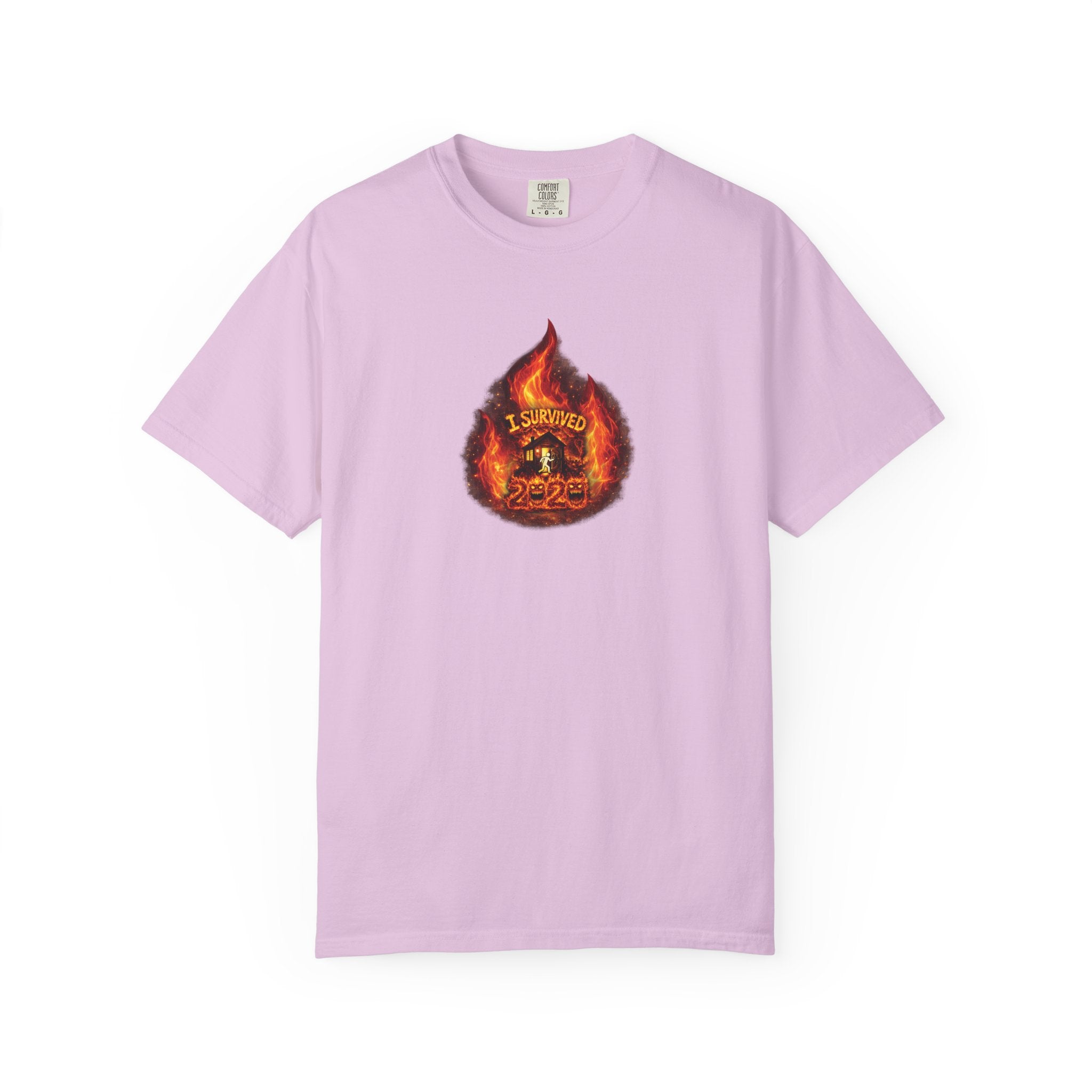 I Survived 2020 — WILDFIRES S2:E2: Director's Cut "The Bobcat Fire" Memorial Unisex Garment-Dyed T-shirt