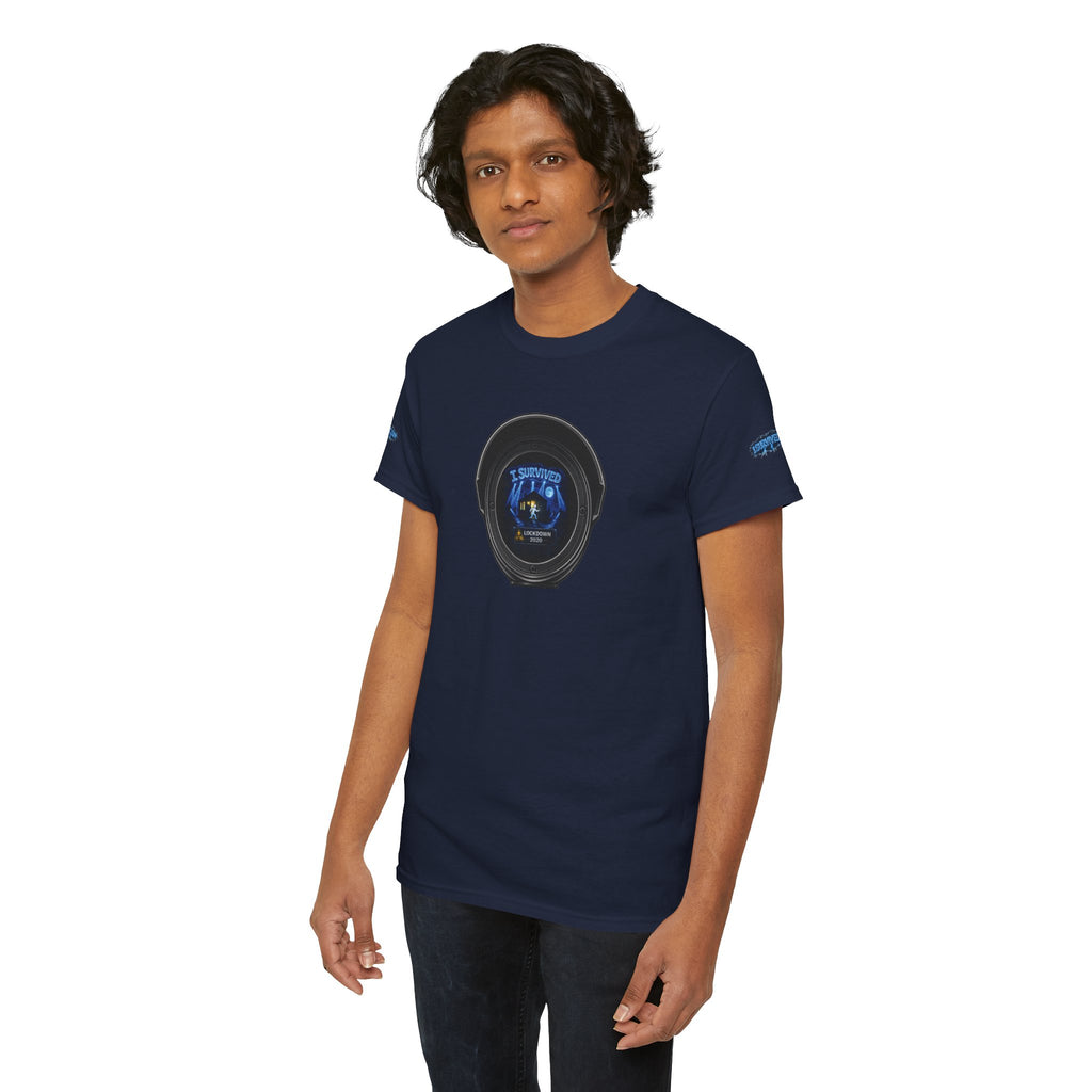 I Survived 2020 — LOCKDOWN S3:E3: Director's Cut Special Edition "Working From Home" Unisex Heavy Cotton Tee