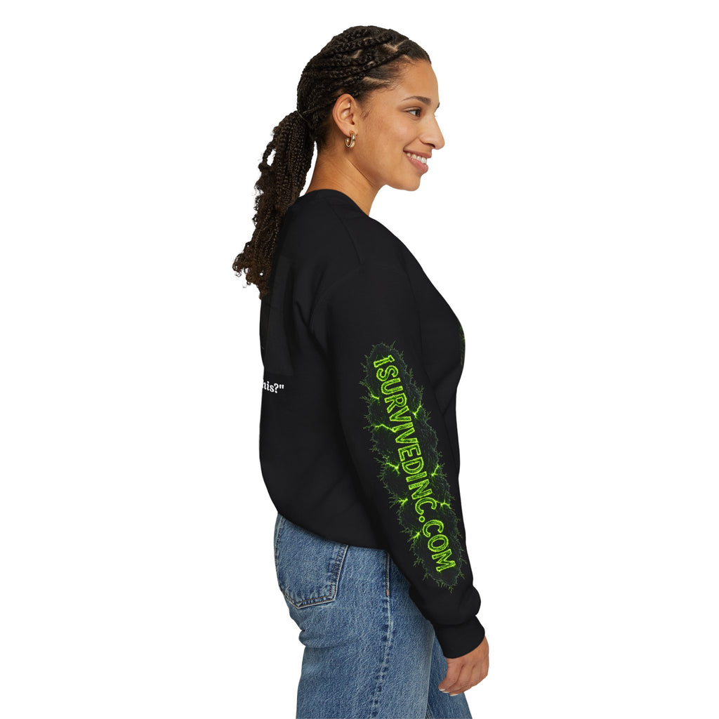 I Survived 2020 — S1:E3 "The Jab!" | Pandemic Edition Unisex Heavy Blend™ Crewneck Sweatshirt