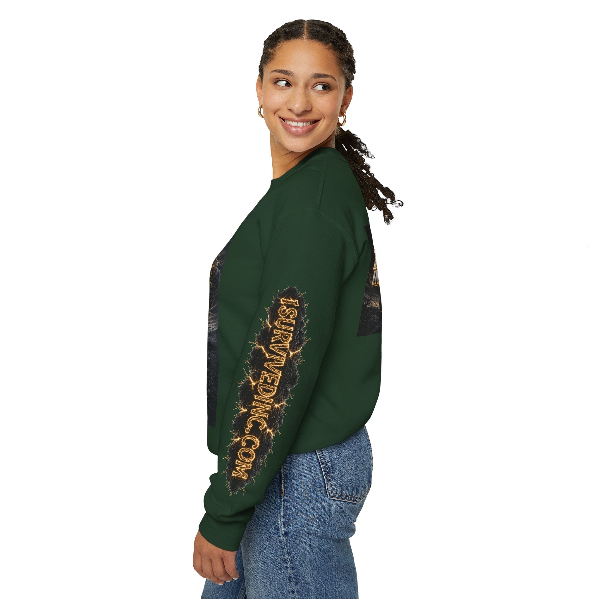 I Survived 2020 — Original Design Teaser Tee | Season 1 Premiere Drop Unisex Heavy Blend™ Crewneck Sweatshirt (SPECIAL EDITION)