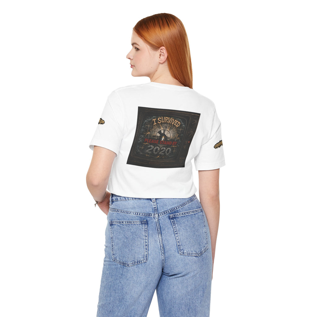 I Survived 2020 — "Please Stand By" Test Pattern Tee Special Edition Summer Premier Unisex Jersey Short Sleeve Tee