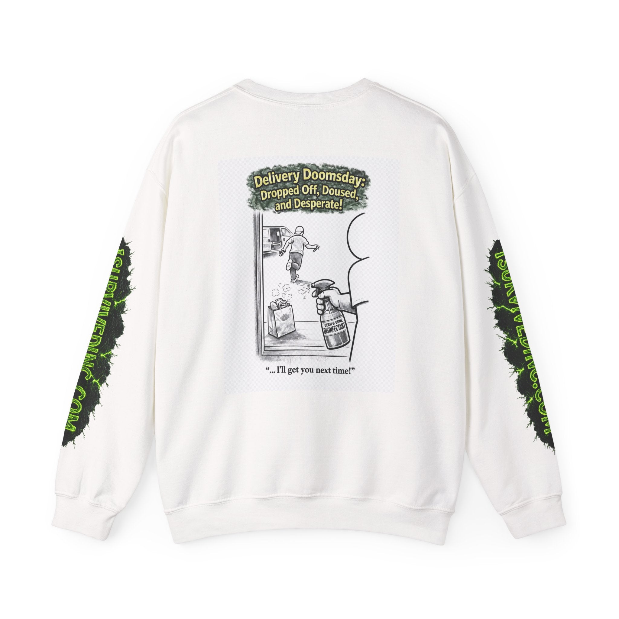 I Survived 2020 — S1:E5 "Delivery Doomsday" | Pandemic Edition Unisex Heavy Blend™ Crewneck Sweatshirt