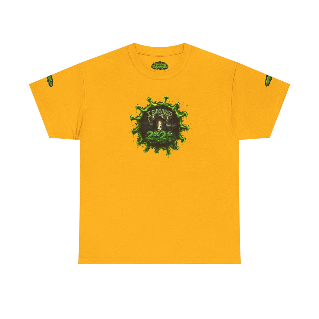 I Survived 2020 — PANDEMIC S1:E2: Director's Cut Special Edition "The Coming of COVID" Unisex Heavy Cotton Tee