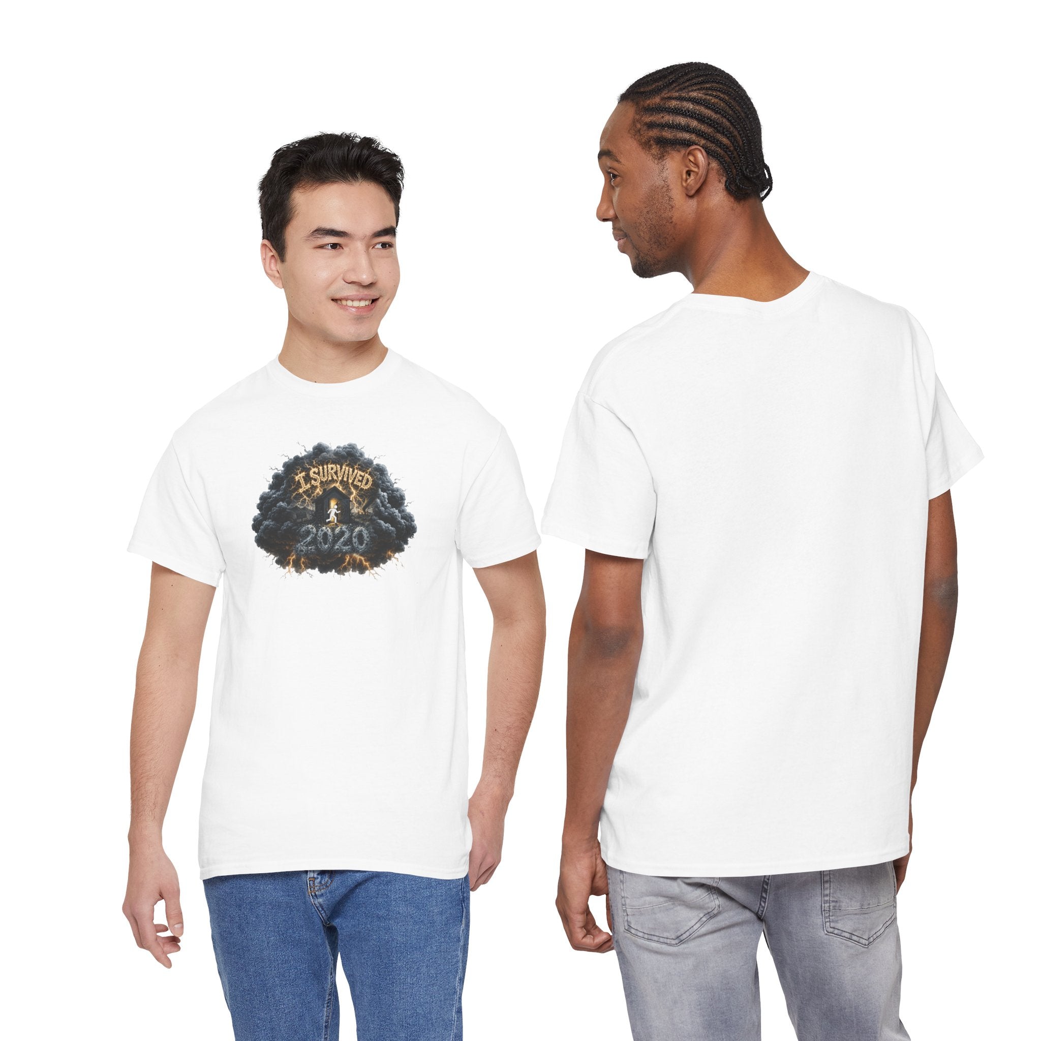 I Survived 2020 — Original PILOT Design: Director's Cut Unisex Heavy Cotton Tee