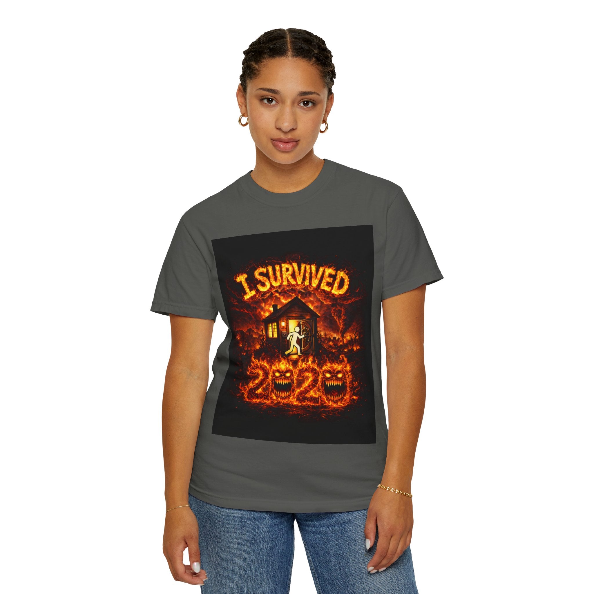 I Survived 2020 — S2:E2 "The Bobcat Fire" | Wildfire Edition Memorial Unisex Garment-Dyed T-shirt