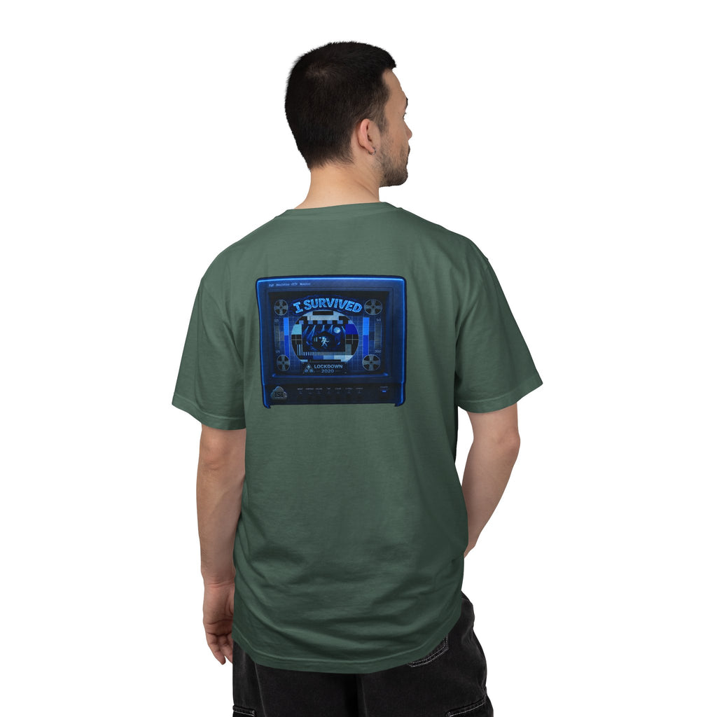 I Survived 2020 — "Please Stand By" Test Pattern Tee Lockdown Special Edition Summer Exclusive Unisex Garment-Dyed T-shirt