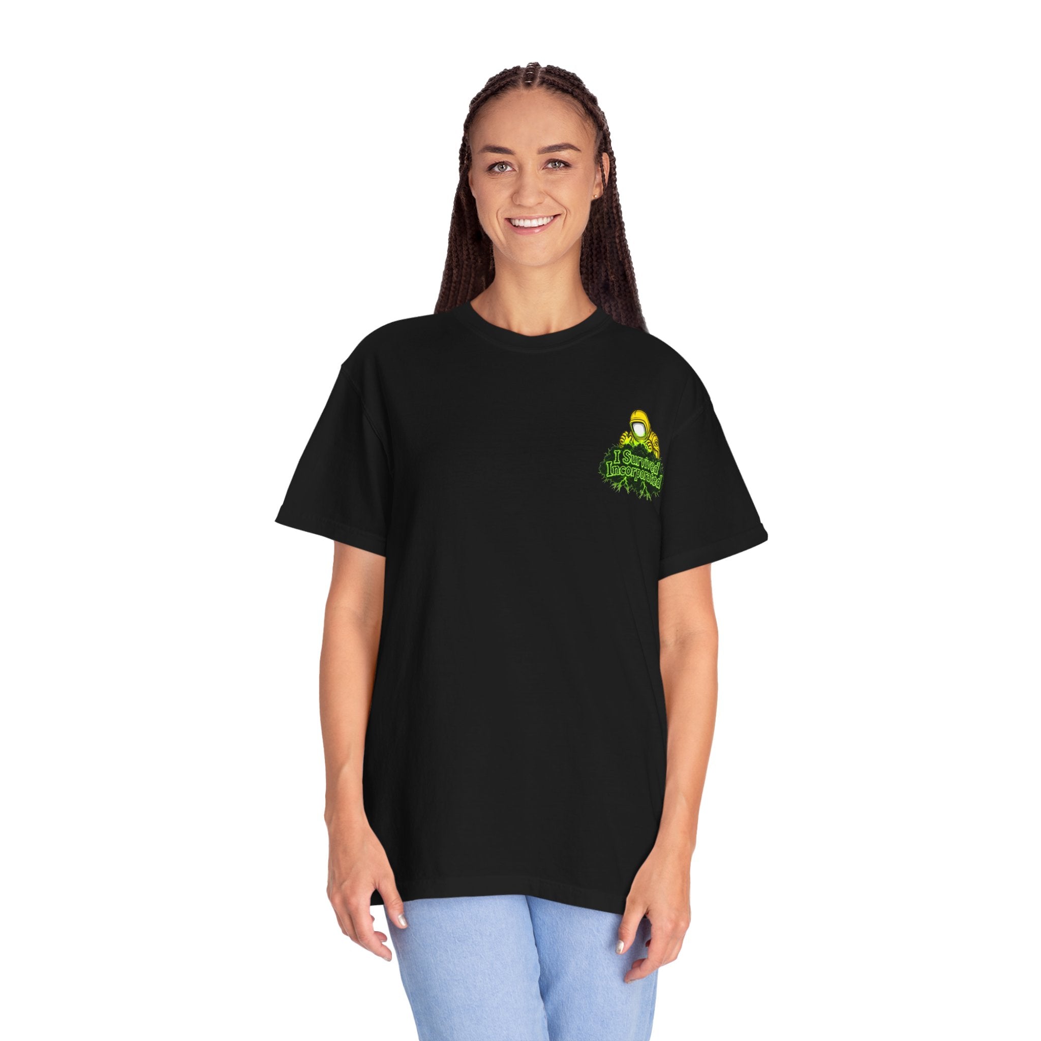 I Survived 2020 — "Please Stand By" Test Pattern Toxic Signal Tee Summer Premiere Unisex Garment-Dyed T-shirt