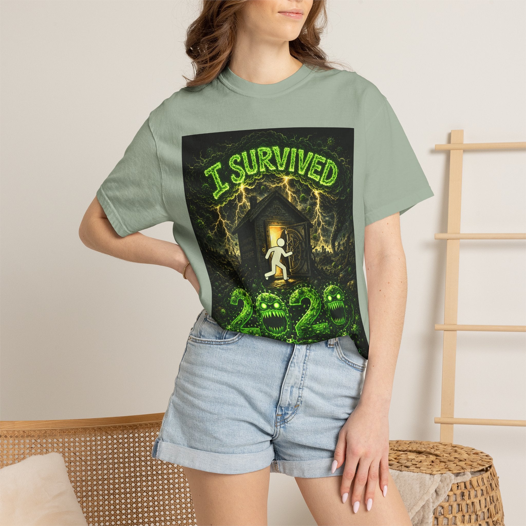 I Survived 2020 — S1:E5 "Delivery Doomsday" | Pandemic Edition Unisex Garment-Dyed T-shirt